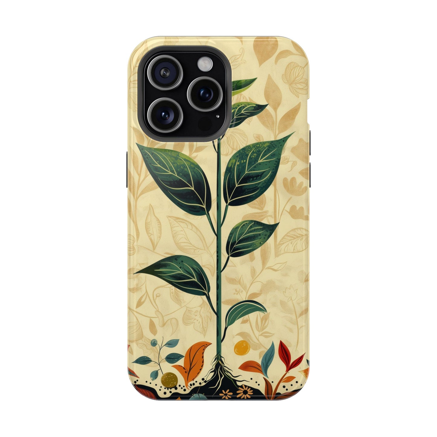 Plant Nature MagSafe® iPhone Tough Case Dual Layer Robust