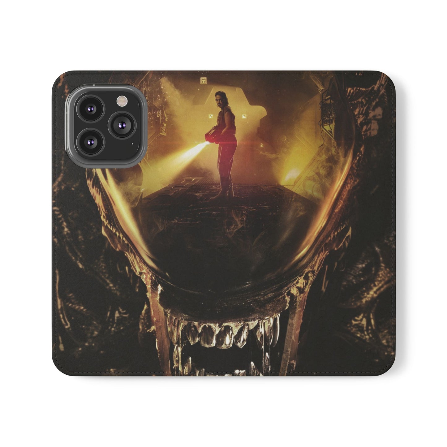 Alien iPhone & Samsung Flip Case | PhoneMags