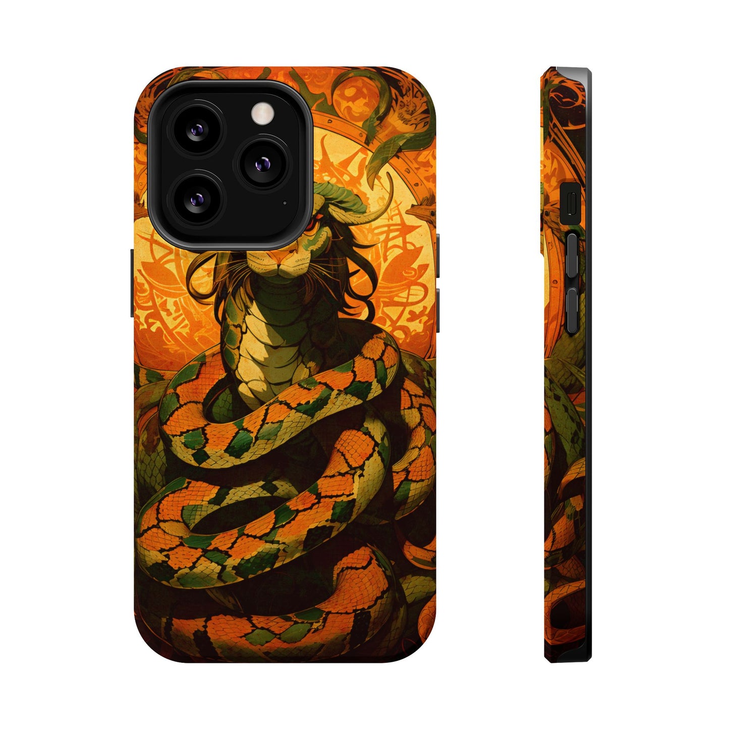 Serpent Art MagSafe® iPhone Tough Case Dual Layer Robust