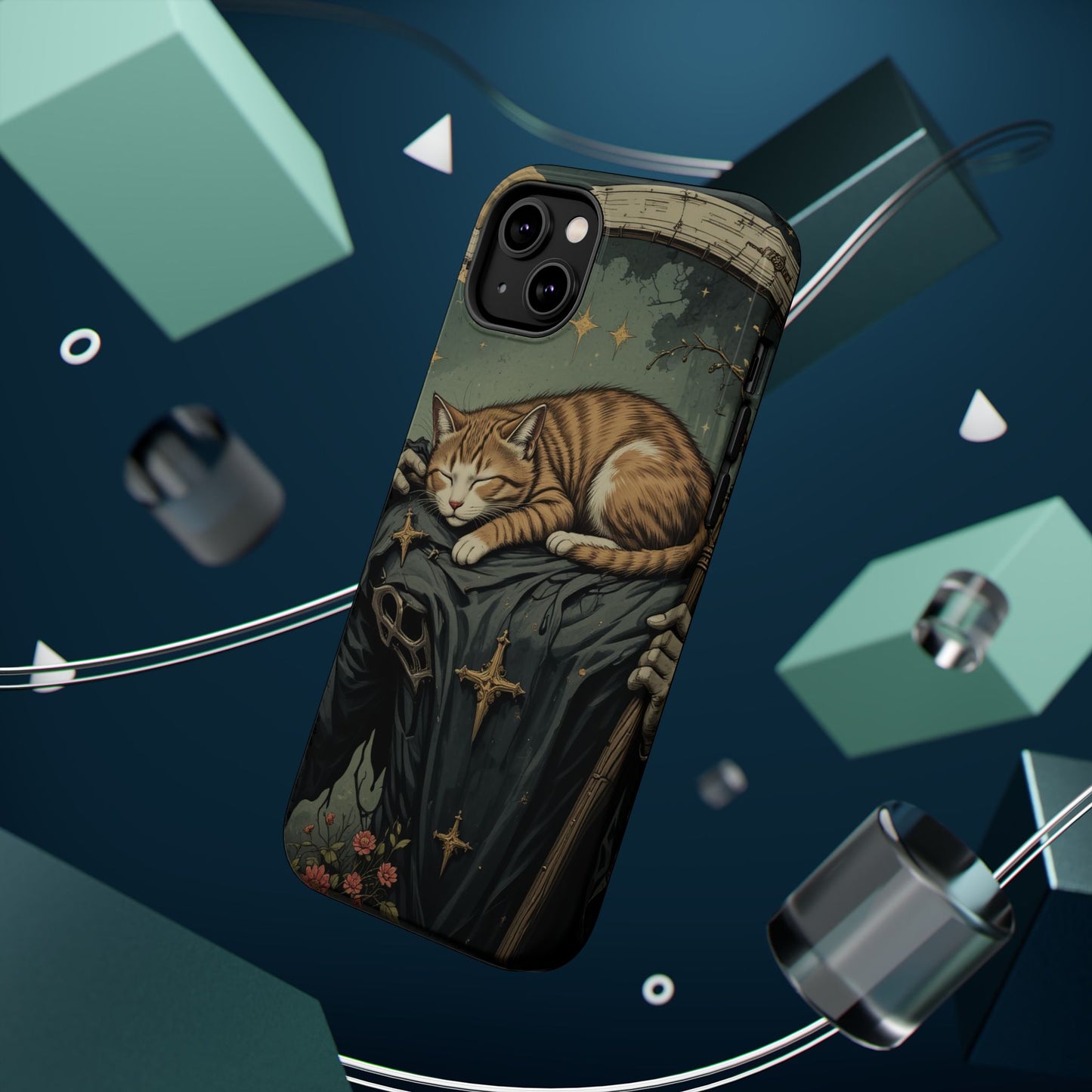 Cat of Death MagSafe® iPhone Tough Case Dual Layer Robust
