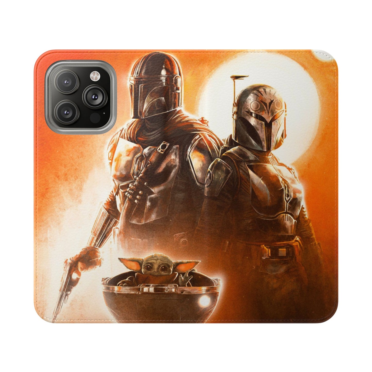Mandalorian iPhone & Samsung Flip Case