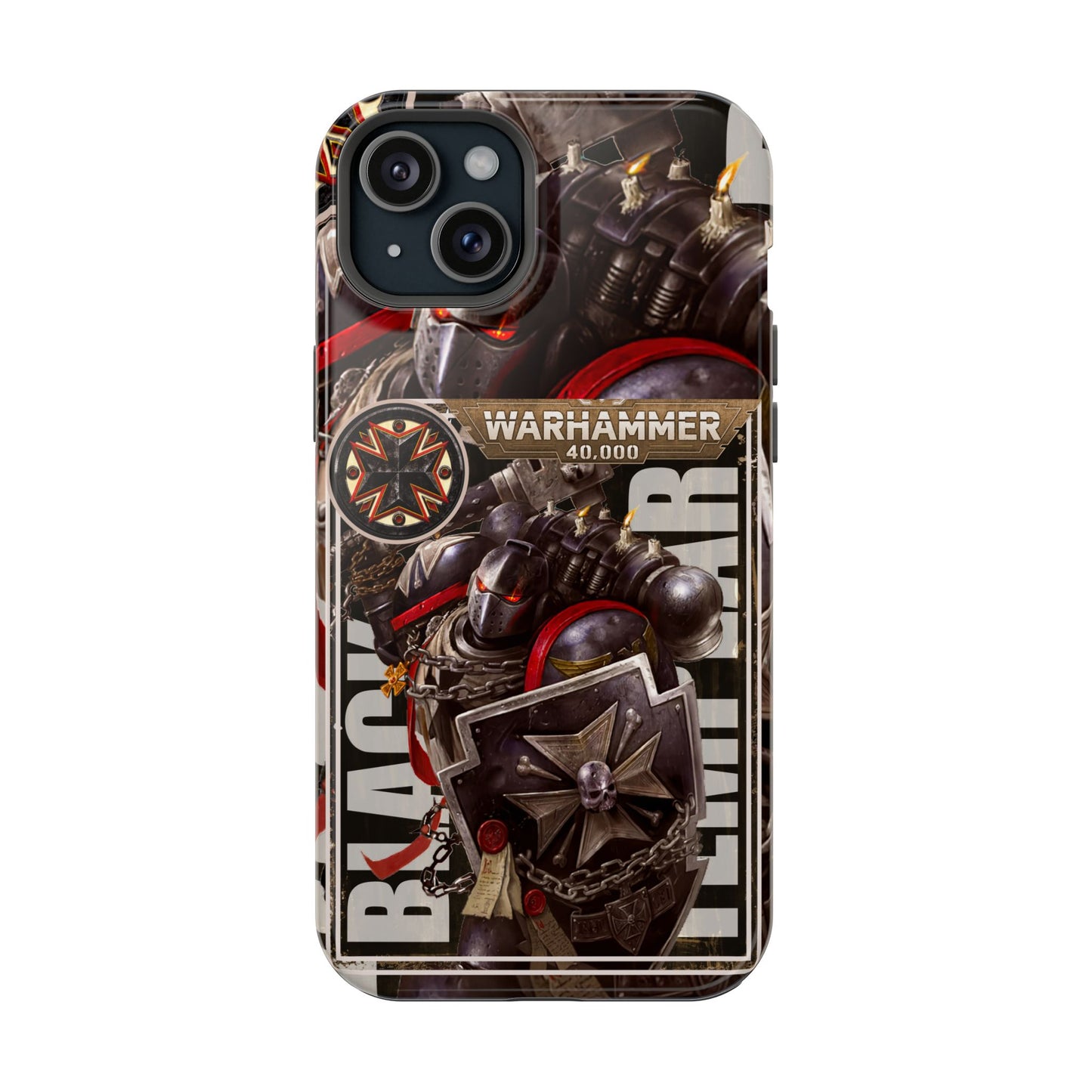 Warhammer Black Templars MagSafe® iPhone Tough Case Dual Layer Robust