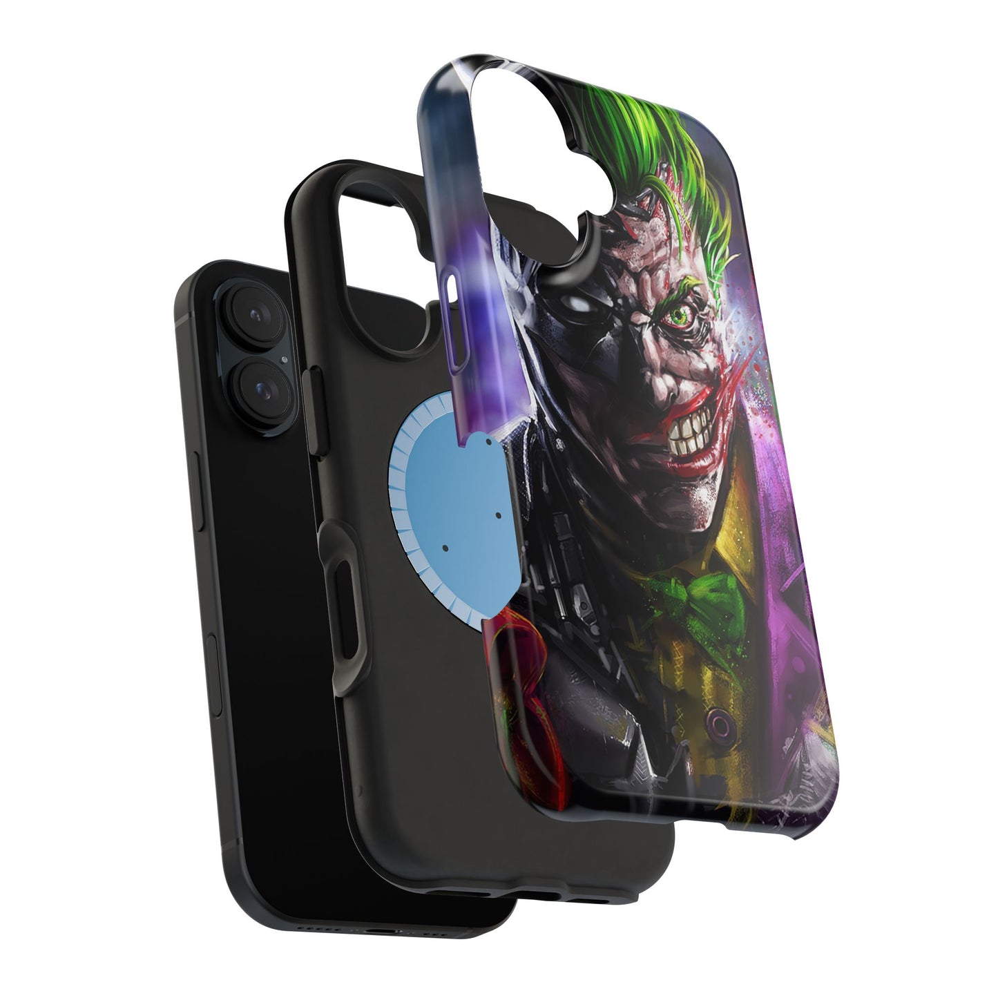 Joker Vs Bayman MagSafe® iPhone Tough Case Dual Layer Robust