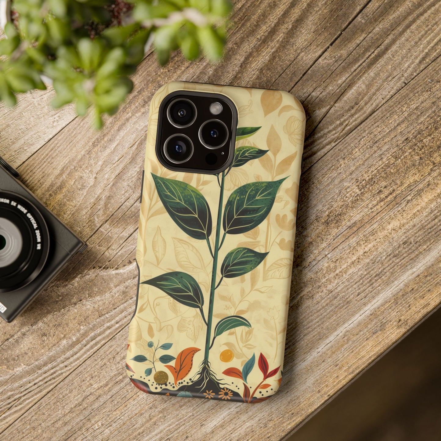 Plant Nature MagSafe® iPhone Tough Case Dual Layer Robust