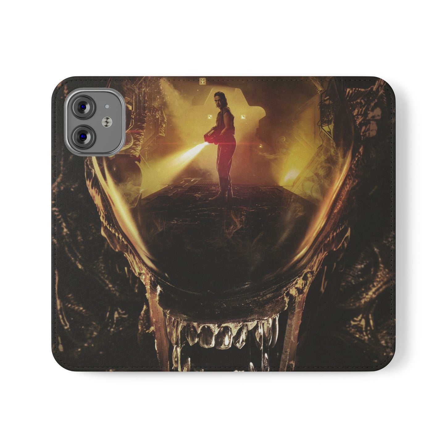 Alien iPhone & Samsung Flip Case | PhoneMags