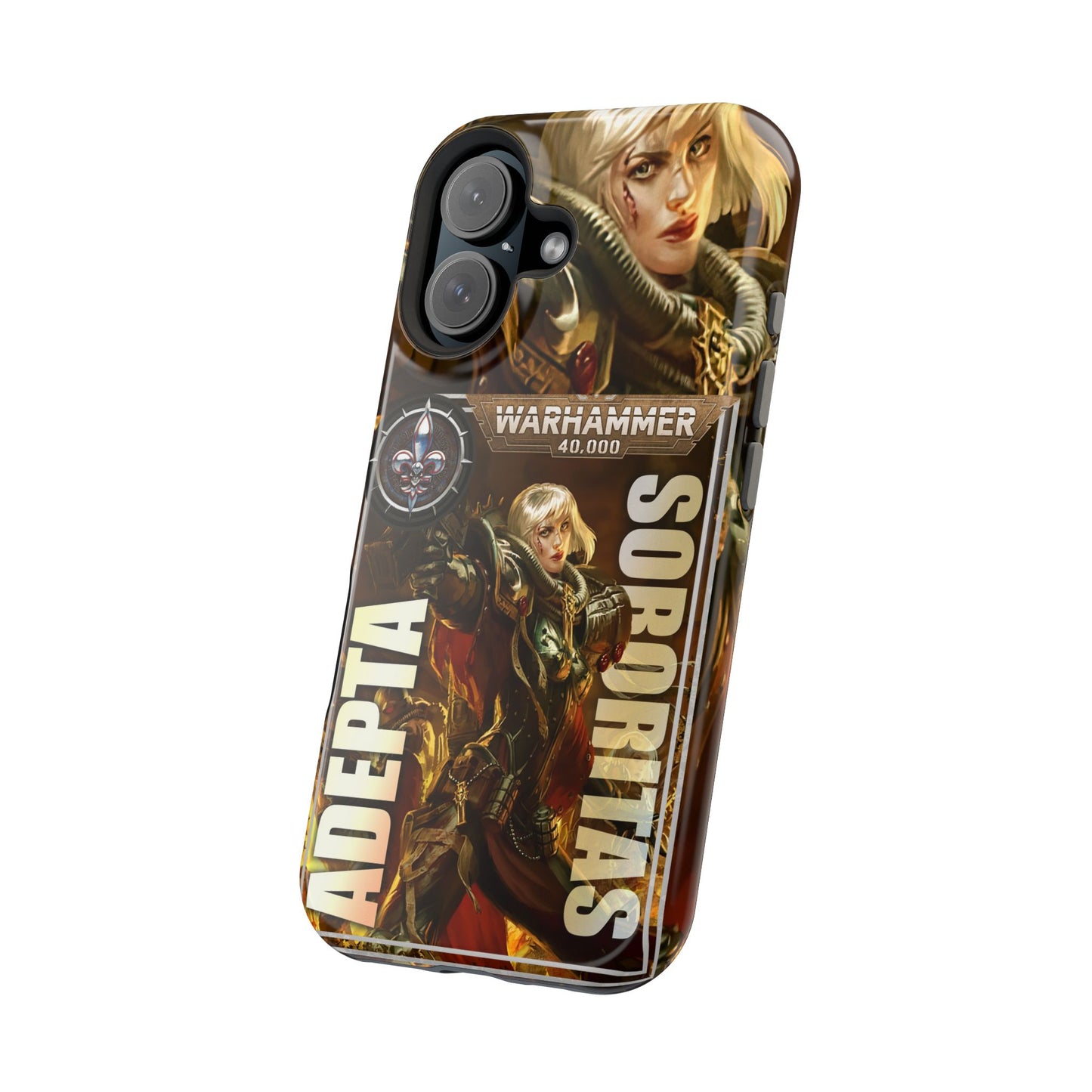 Warhammer Adepta Sororitas MagSafe® iPhone Tough Case Dual Layer Robust
