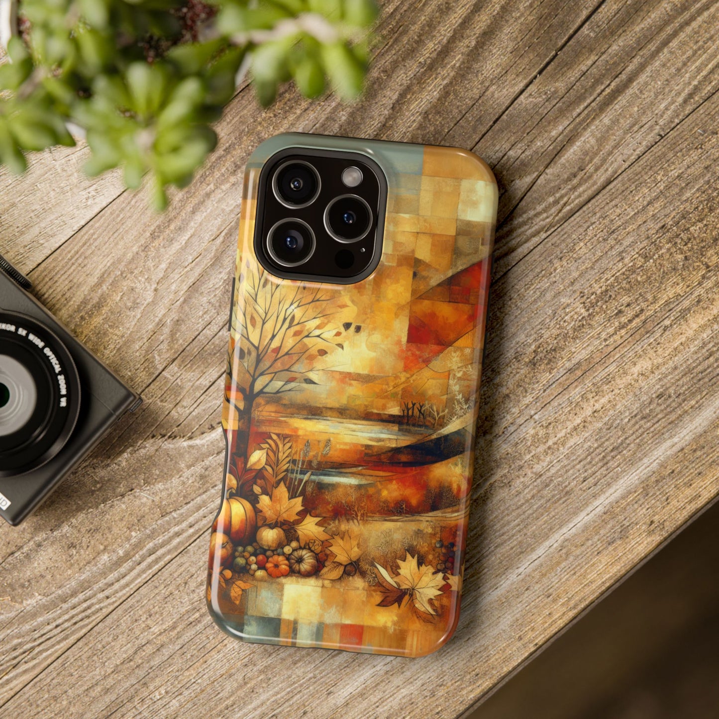Art Nature MagSafe® iPhone Tough Case Dual Layer Robust