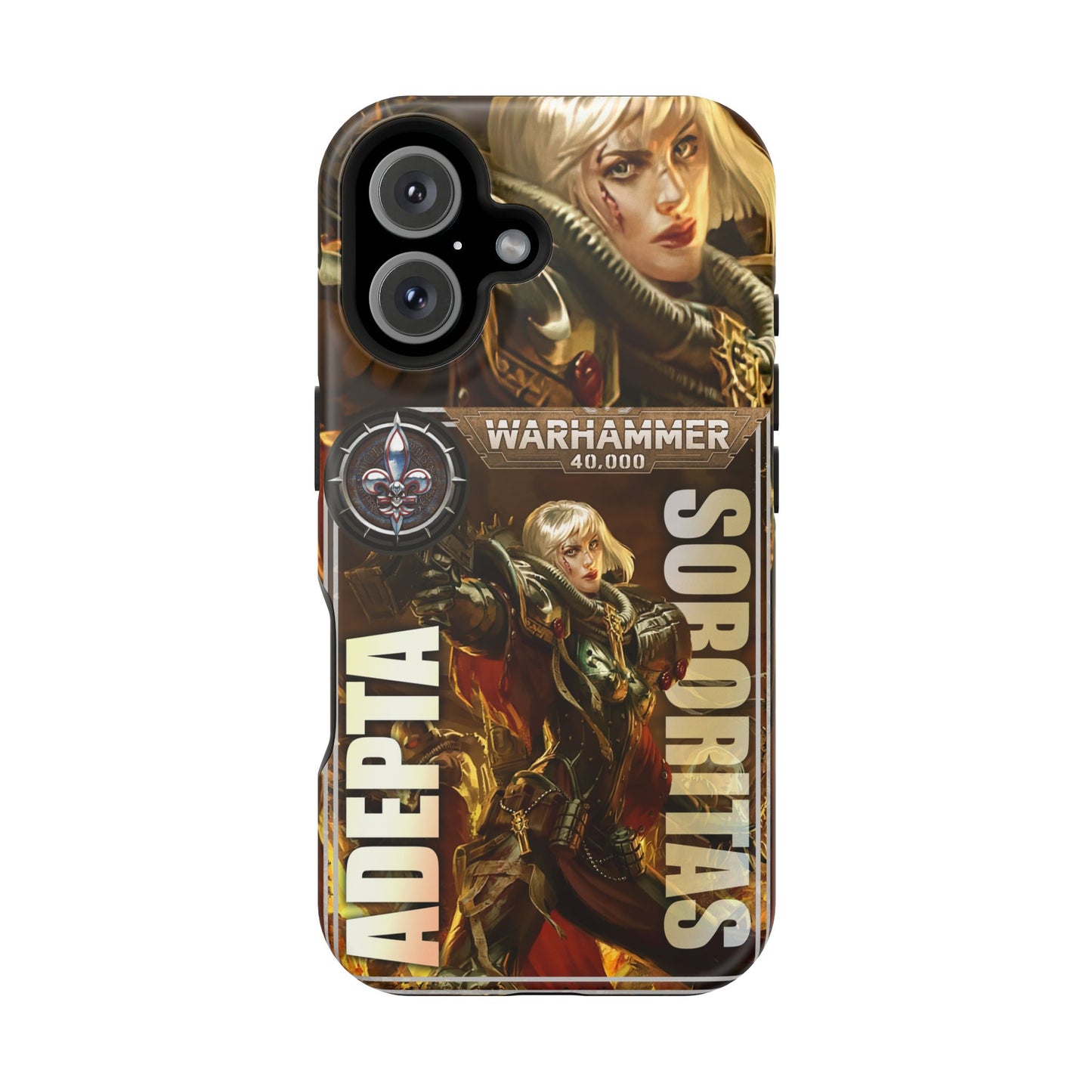 Warhammer Adepta Sororitas MagSafe® iPhone Tough Case Dual Layer Robust