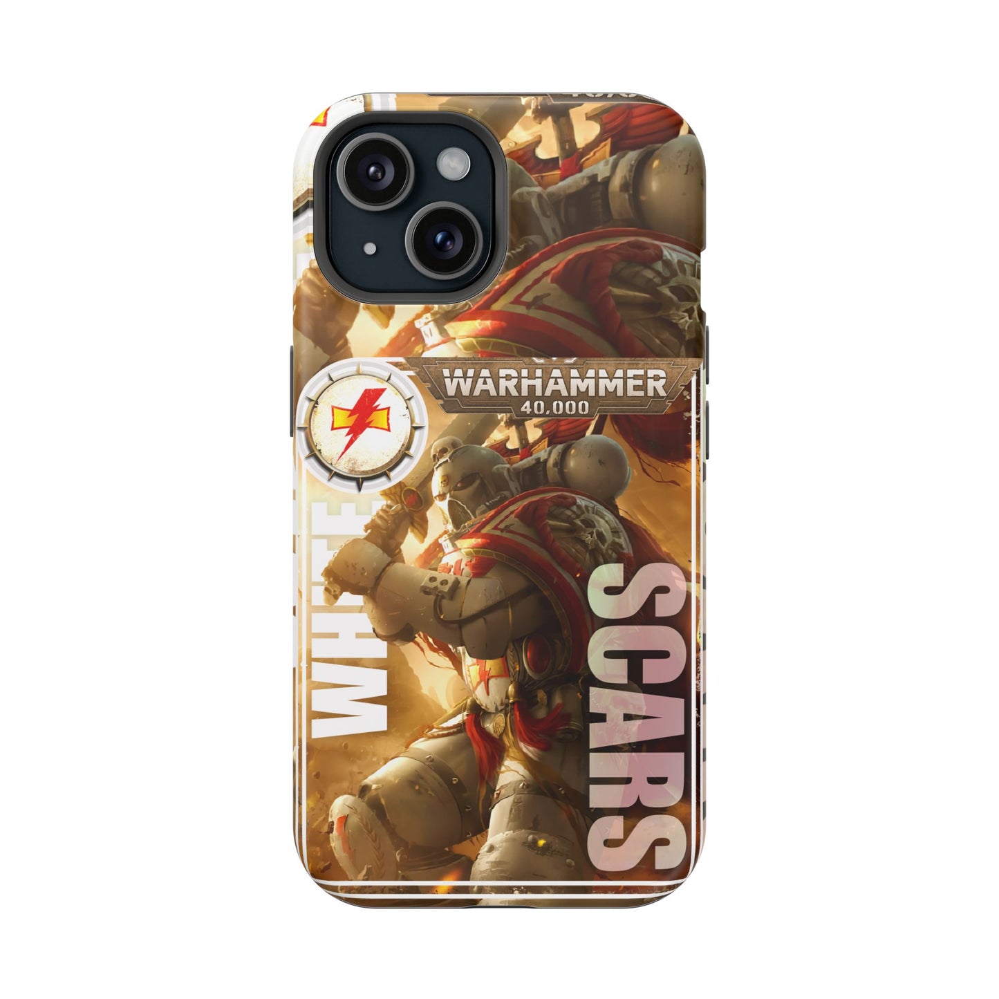 Warhammer White Scars MagSafe® iPhone Tough Case Dual Layer Robust