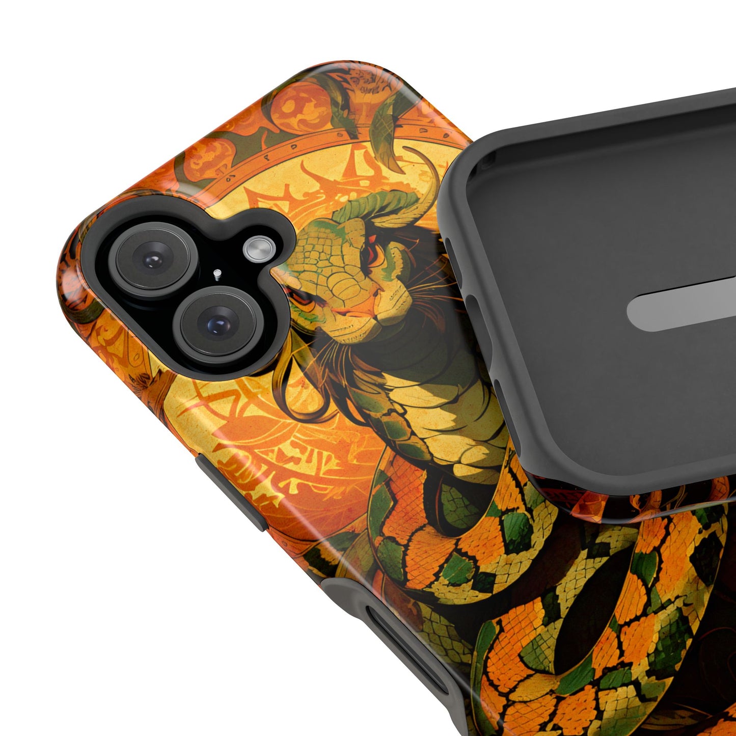 Serpent Art MagSafe® iPhone Tough Case Dual Layer Robust