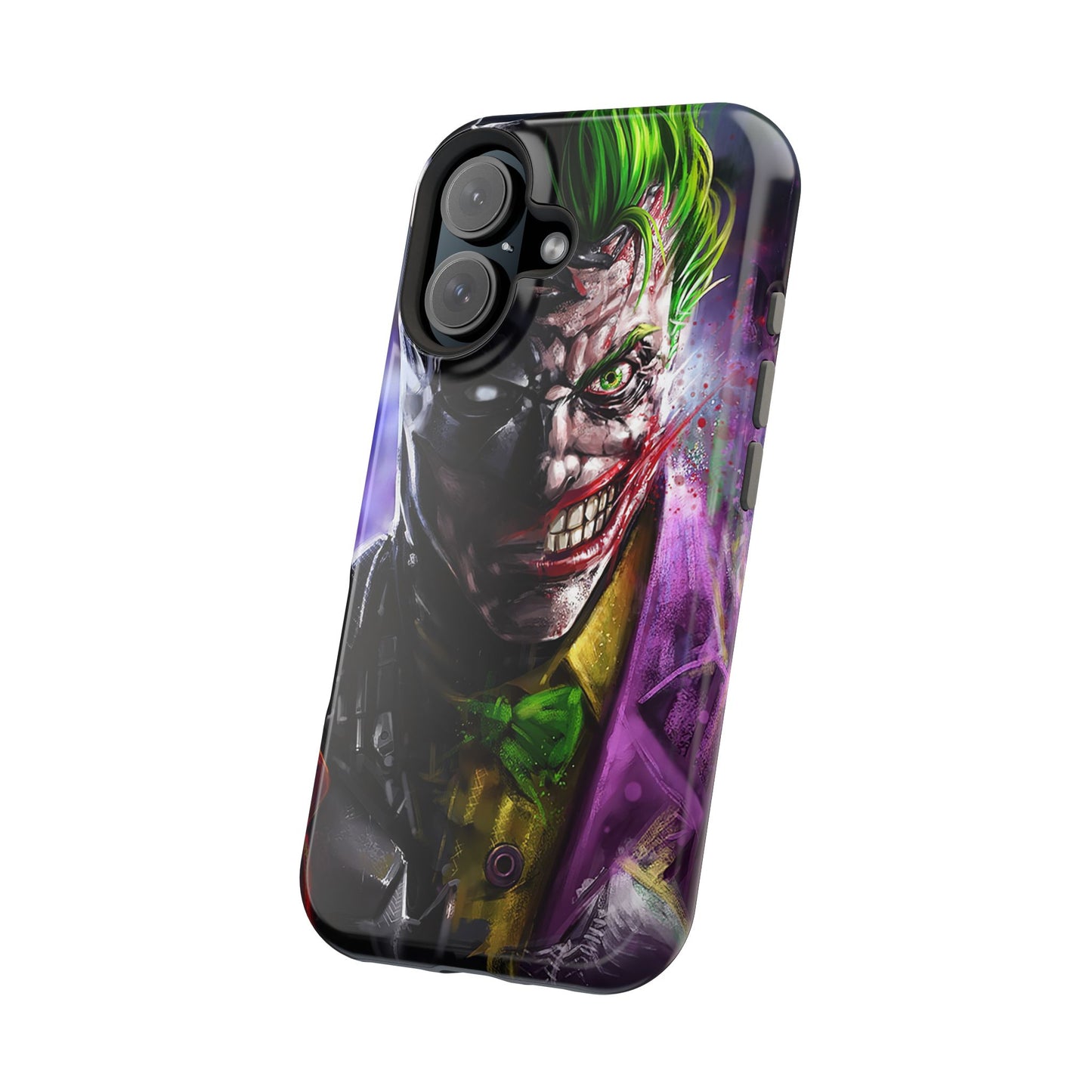 Joker Vs Bayman MagSafe® iPhone Tough Case Dual Layer Robust