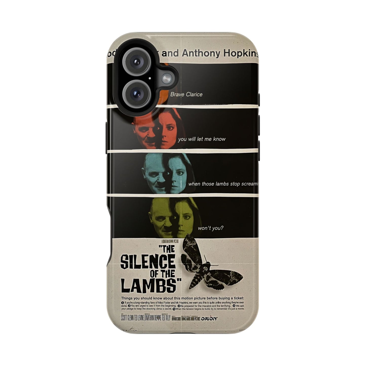 Silence of the Lambs MagSafe® iPhone Tough Case Dual Layer Robust
