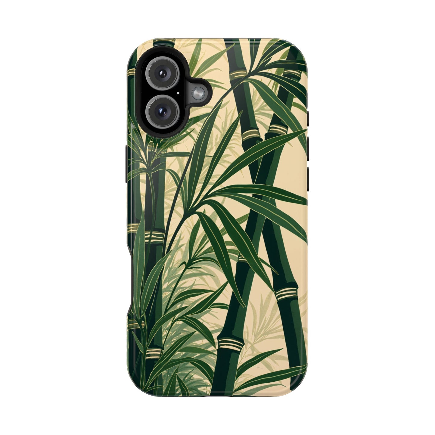 Bamboo Nature MagSafe® iPhone Tough Case Dual Layer Robust