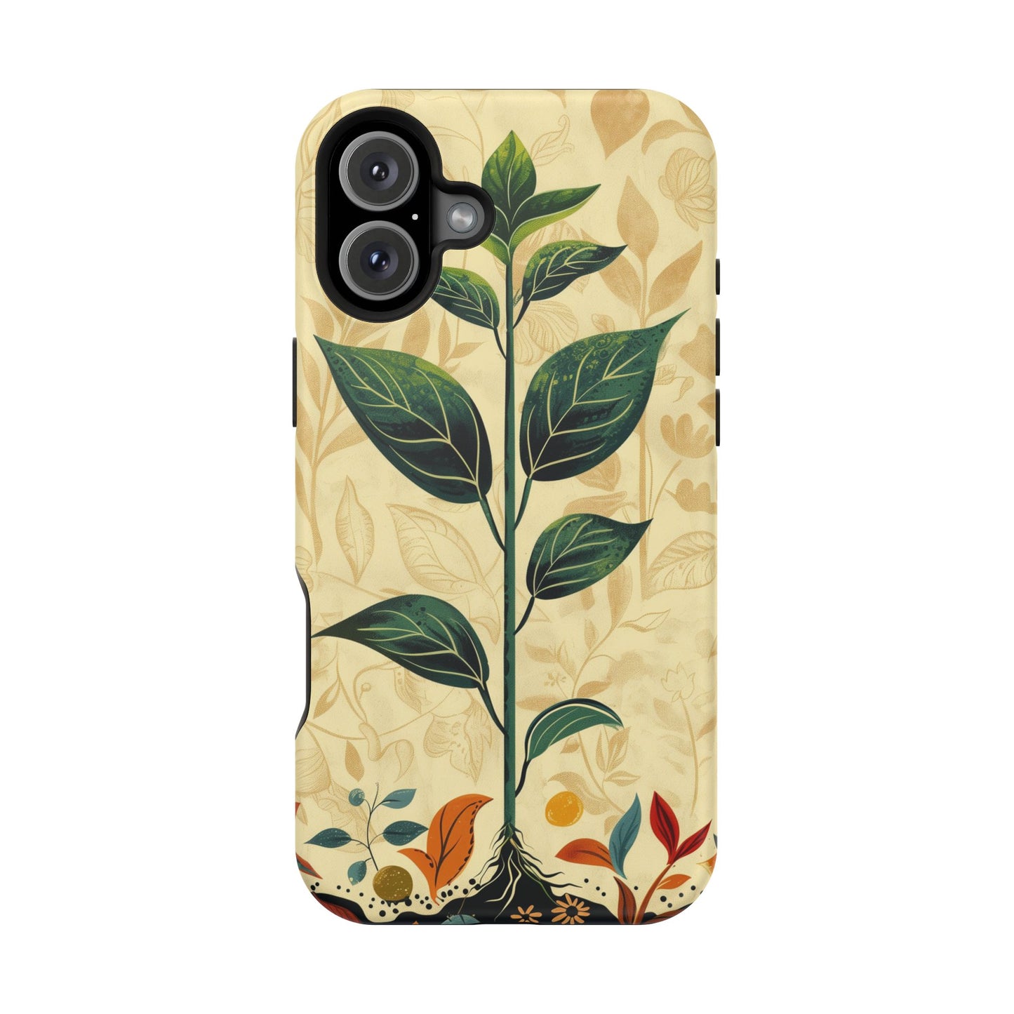 Plant Nature MagSafe® iPhone Tough Case Dual Layer Robust