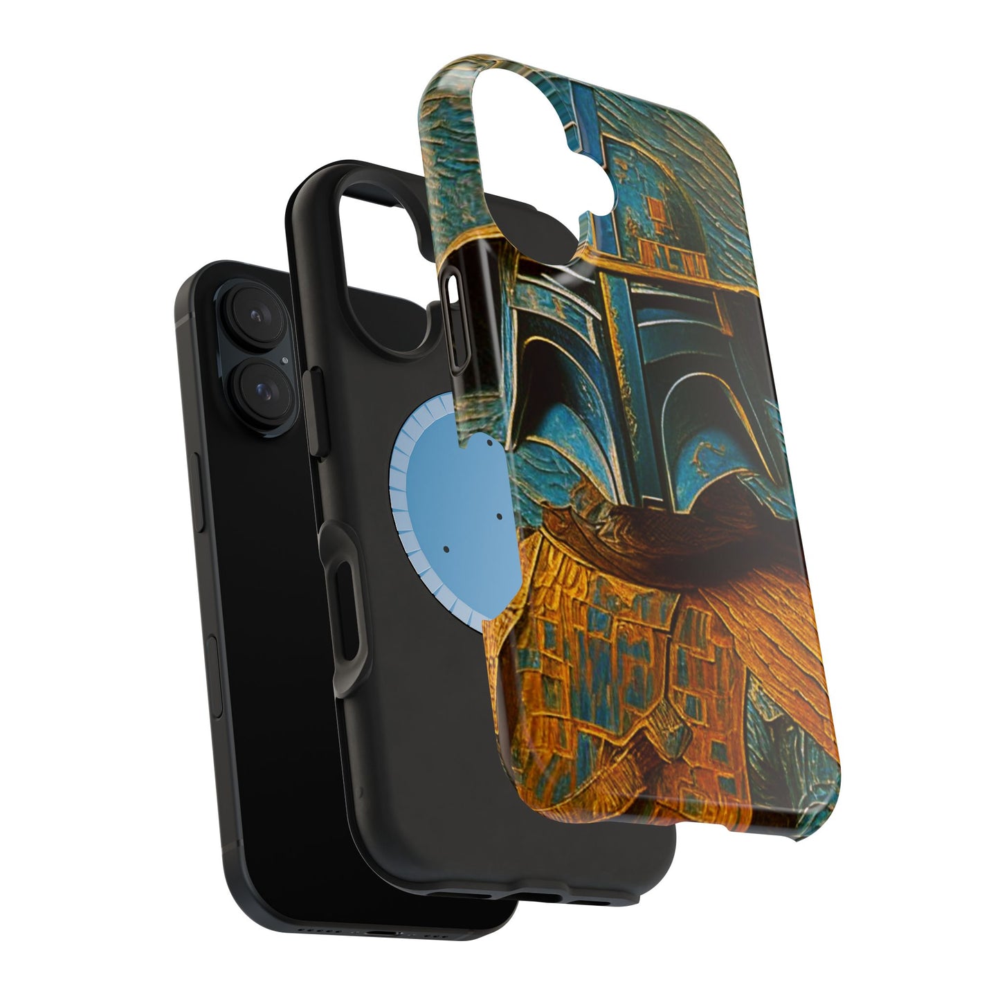 Mandalorian Art MagSafe® iPhone Tough Case Dual Layer Robust