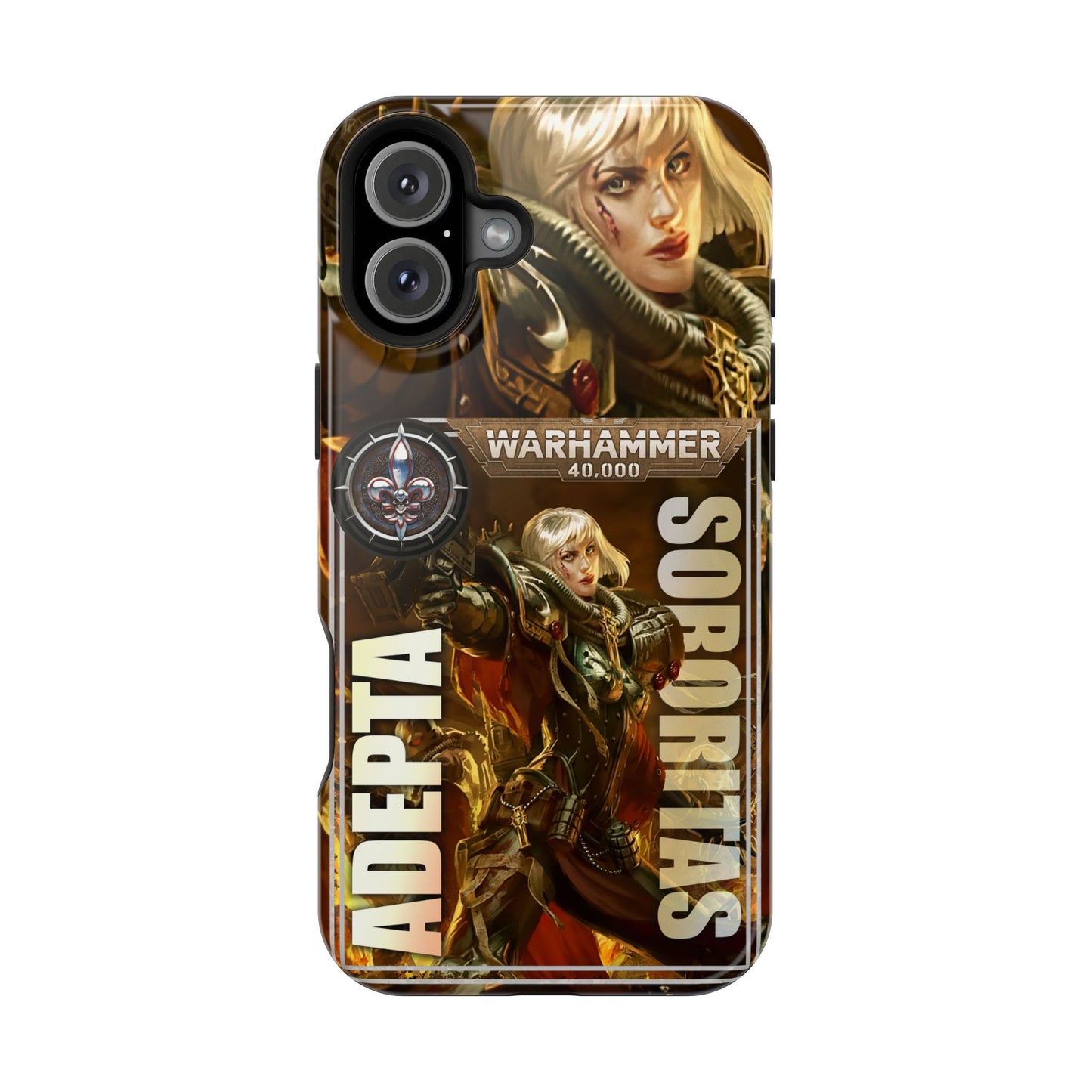 Warhammer Adepta Sororitas MagSafe® iPhone Tough Case Dual Layer Robust