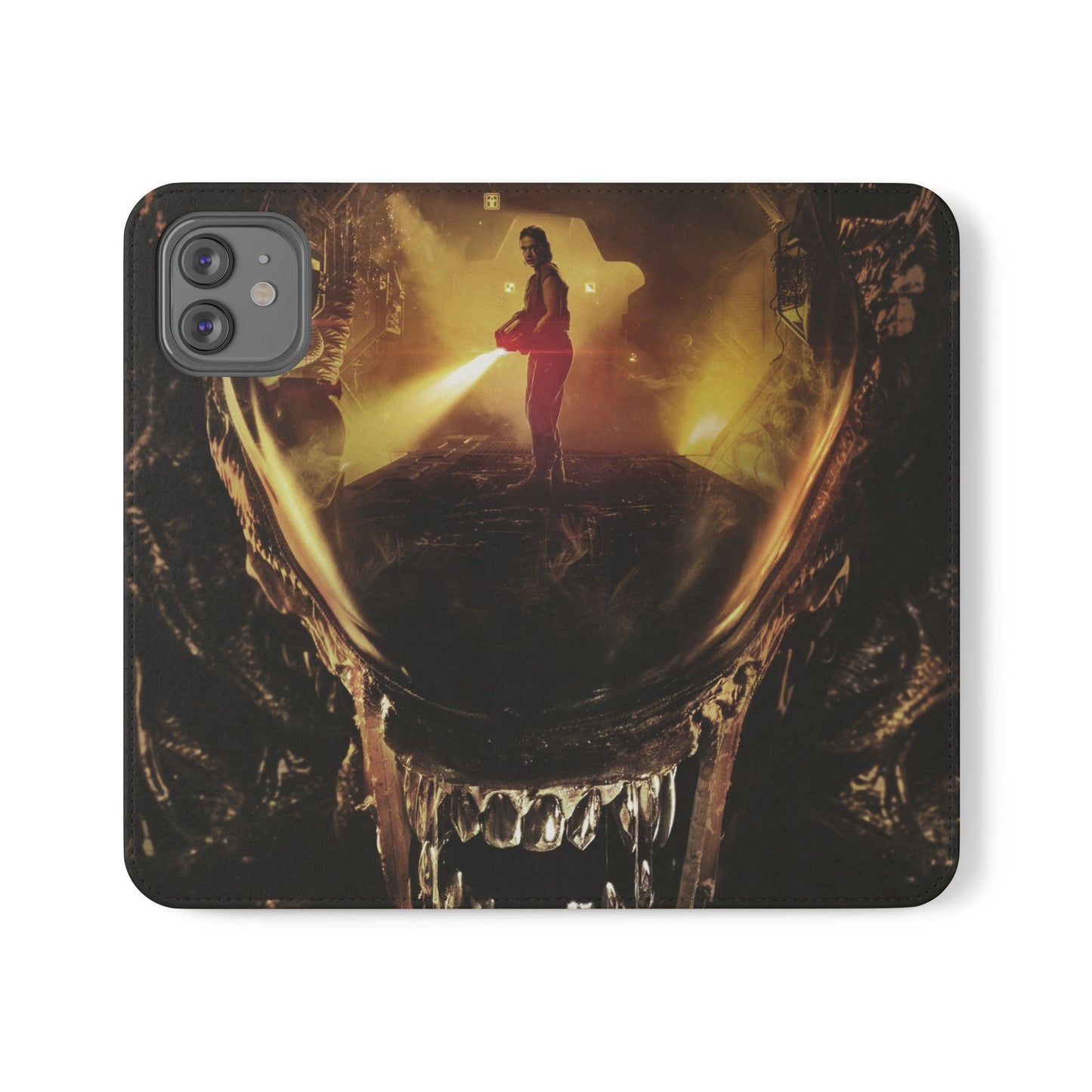 Alien iPhone & Samsung Flip Case | PhoneMags