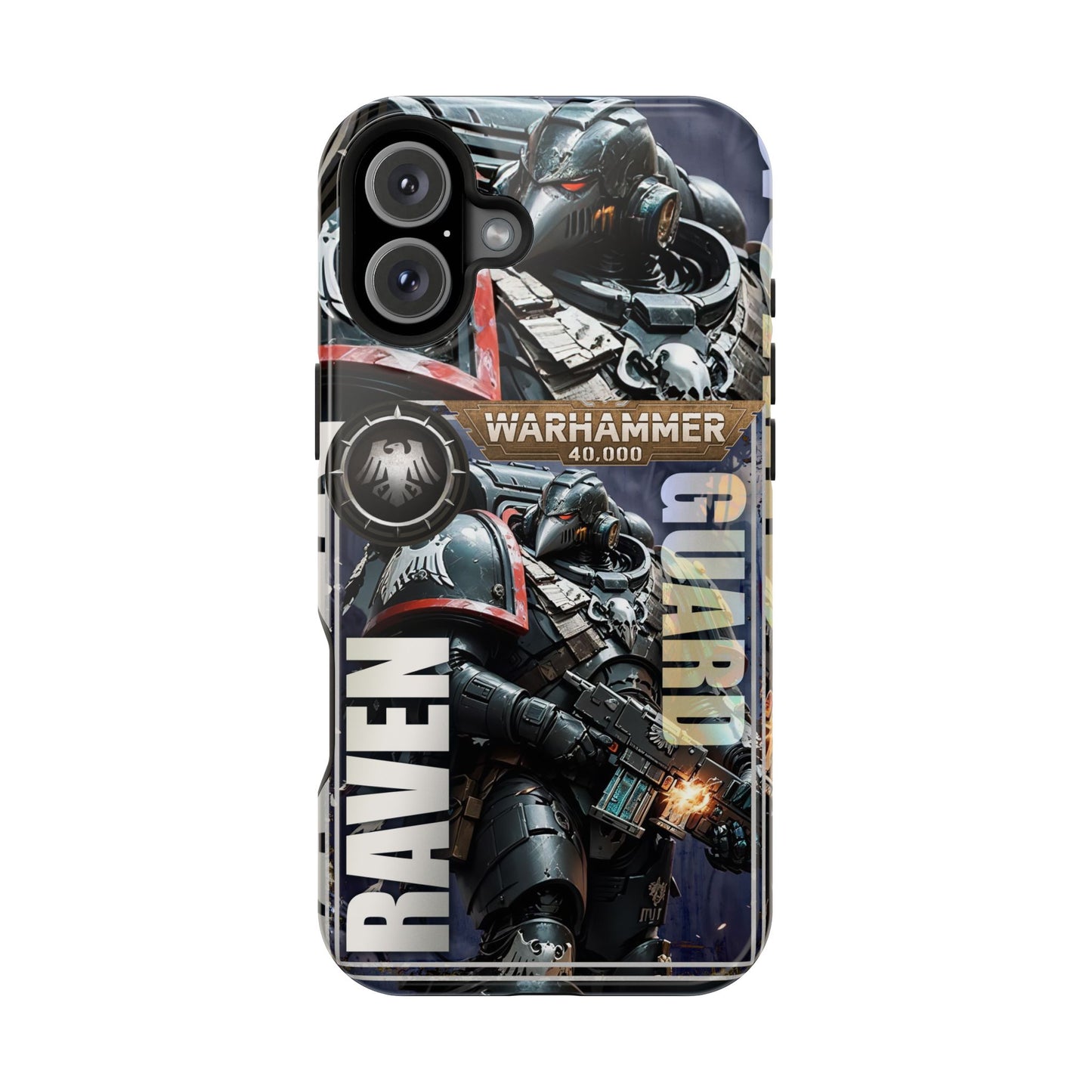 Warhammer Raven Guard MagSafe® iPhone Tough Case Dual Layer Robust