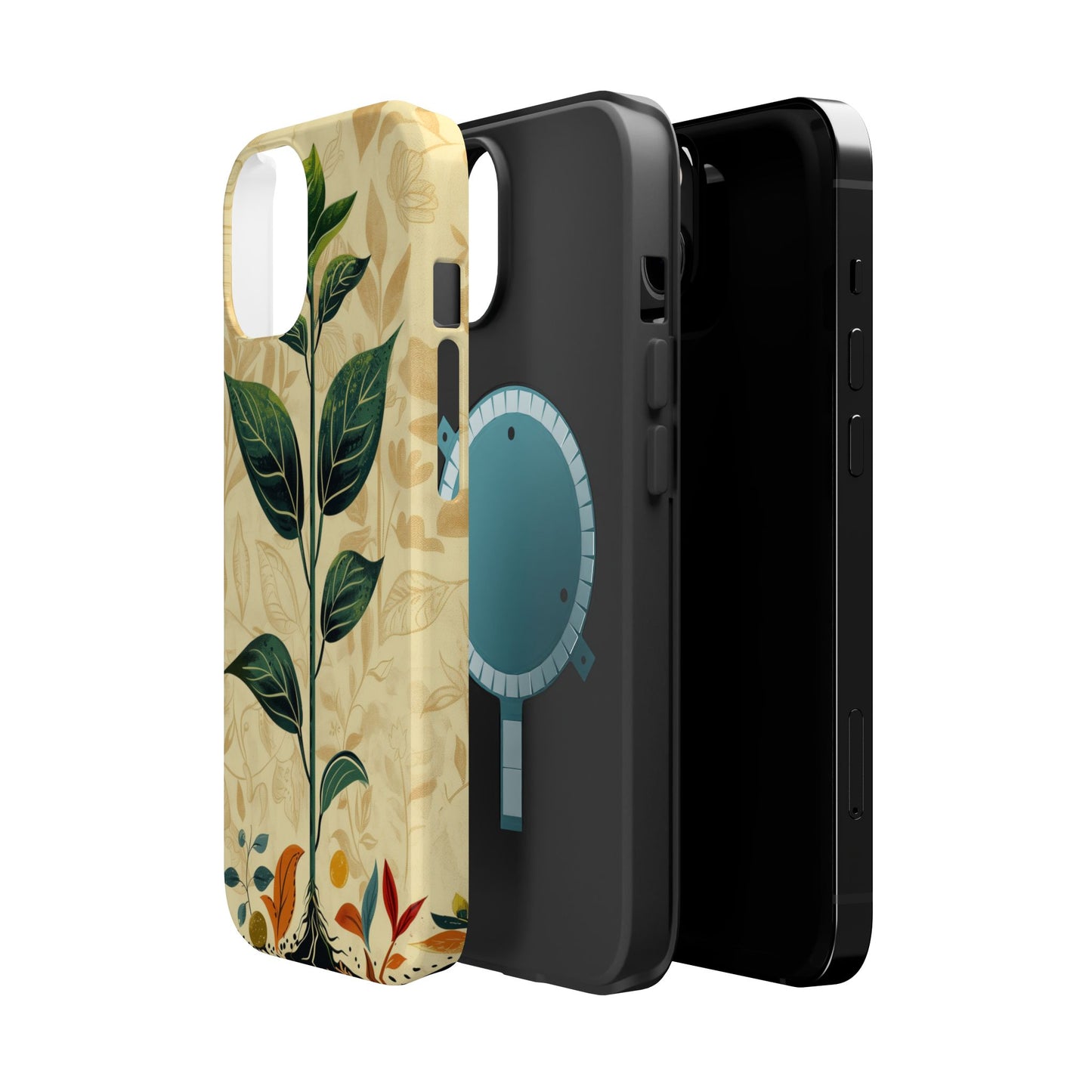 Plant Nature MagSafe® iPhone Tough Case Dual Layer Robust