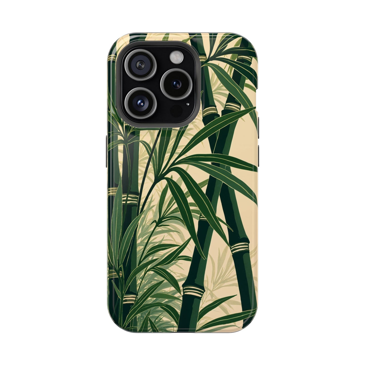 Bamboo Nature MagSafe® iPhone Tough Case Dual Layer Robust