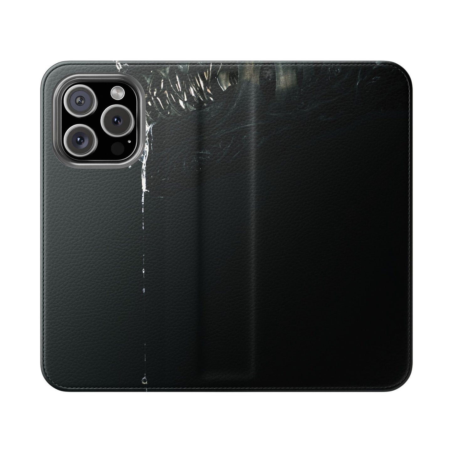 Black Alien Flip Case for iPhone & Samsung | PhoneMags