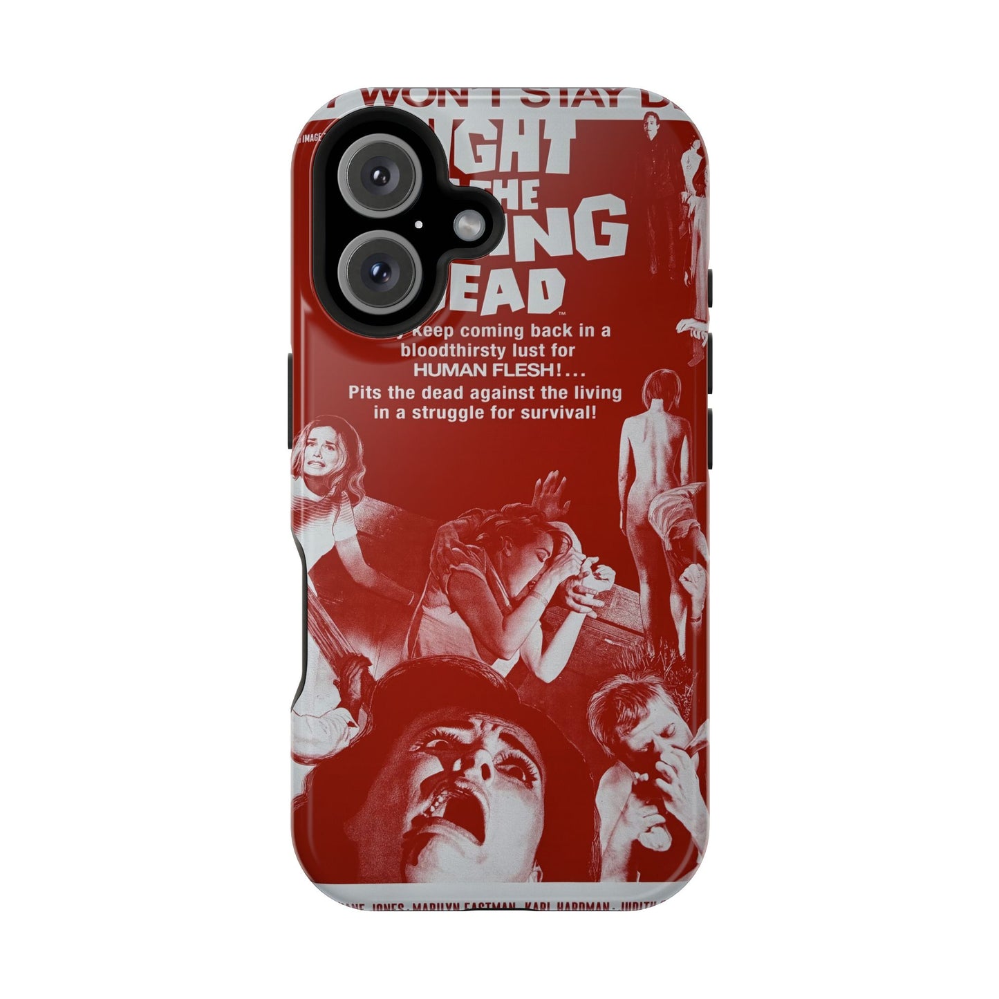 Night of the Living Dead MagSafe® iPhone Tough Case Dual Layer Robust