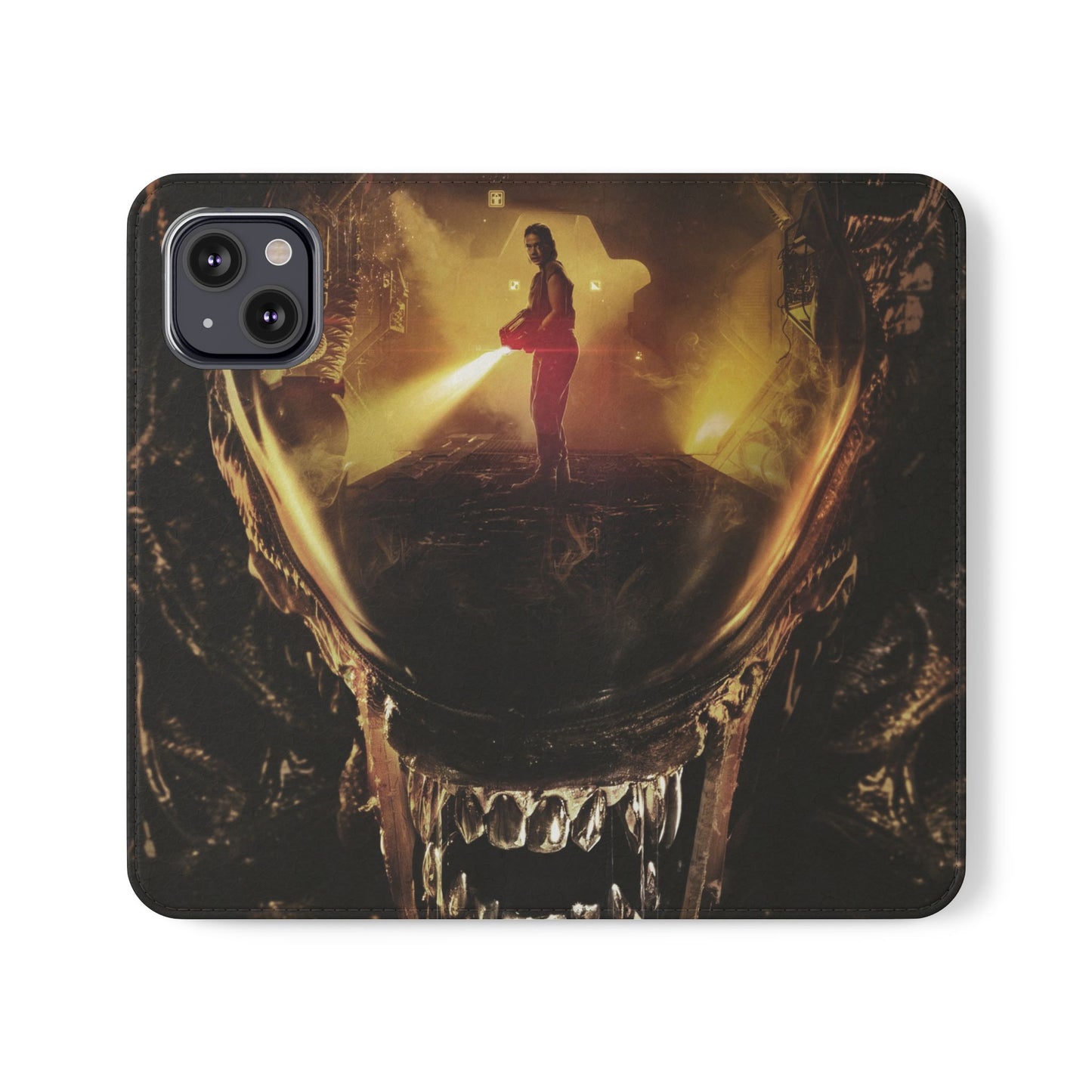 Alien iPhone & Samsung Flip Case | PhoneMags