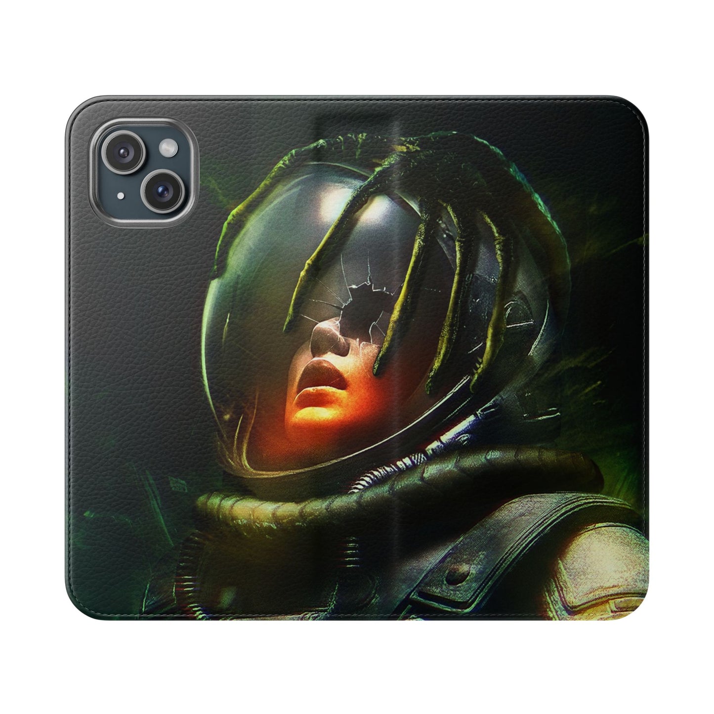 Alien iPhone & Samsung Flip Case