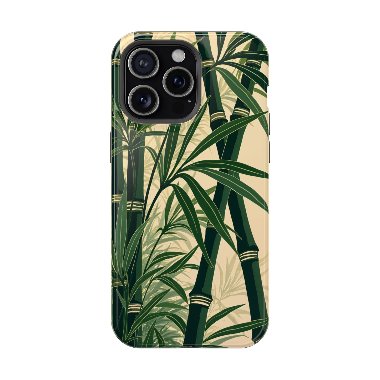 Bamboo Nature MagSafe® iPhone Tough Case Dual Layer Robust