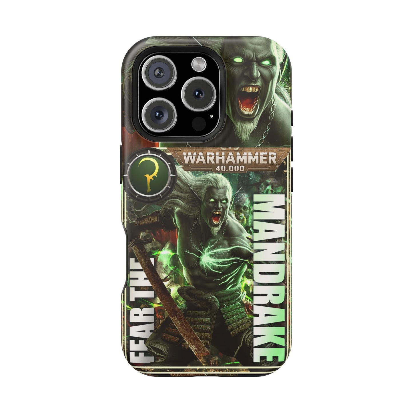 Warhamer Mandrake MagSafe® iPhone Tough Case Dual Layer Robust