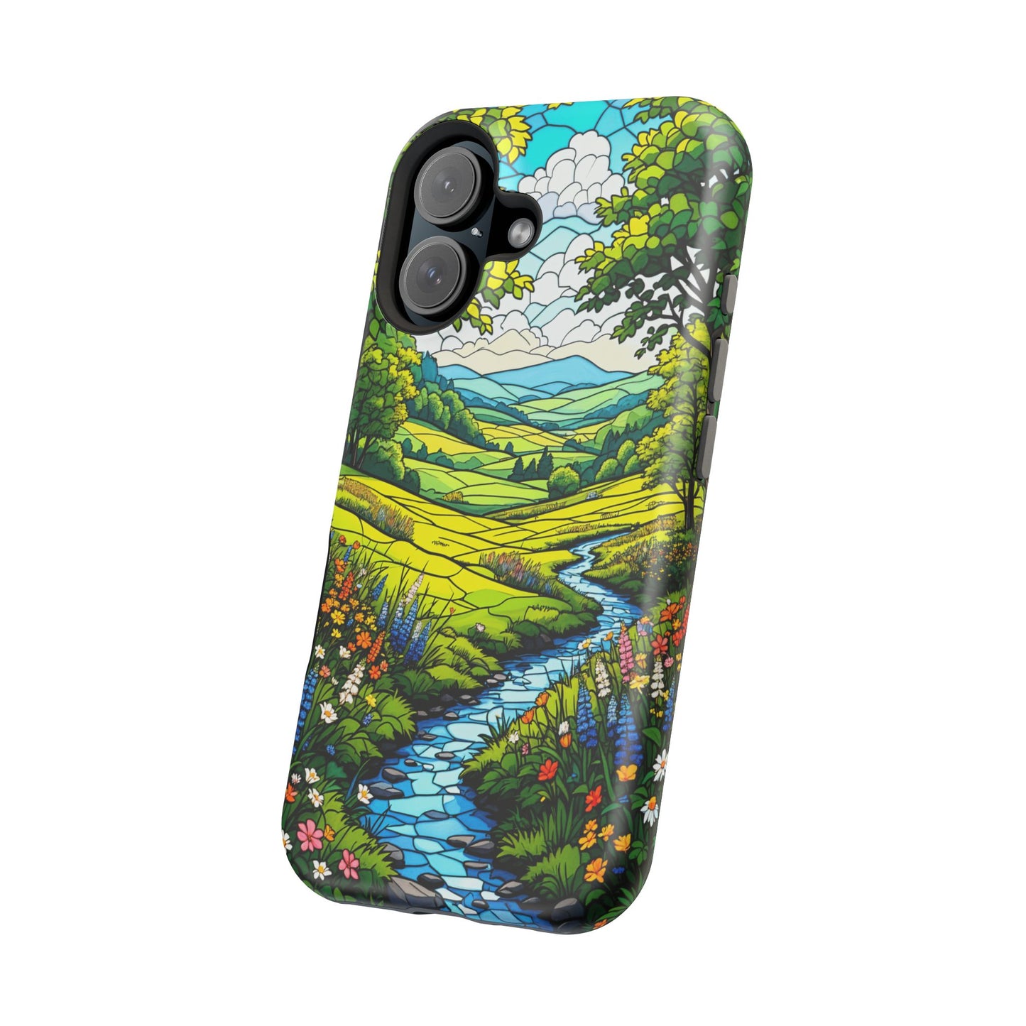 Art Nature MagSafe® iPhone Tough Case Dual Layer Robust