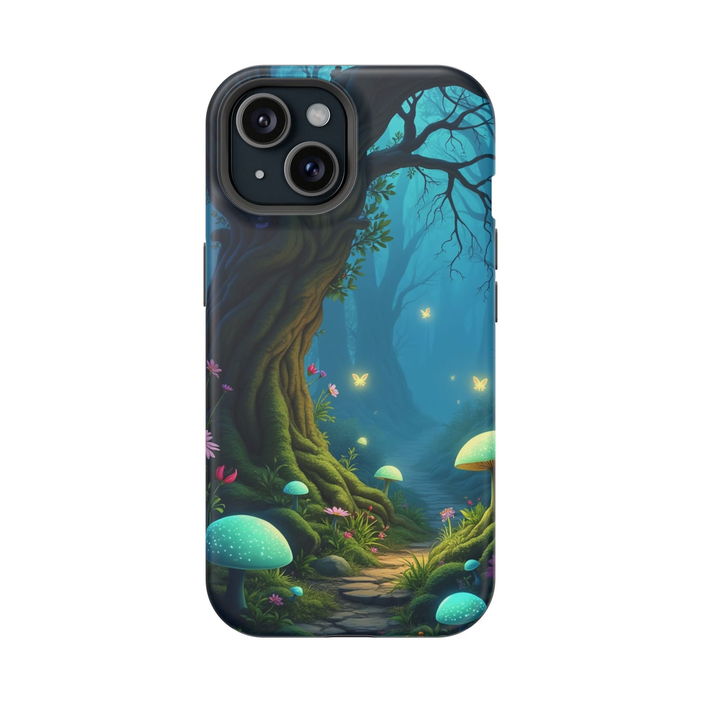 Shrooms Nature MagSafe® iPhone Tough Case Dual Layer Robust