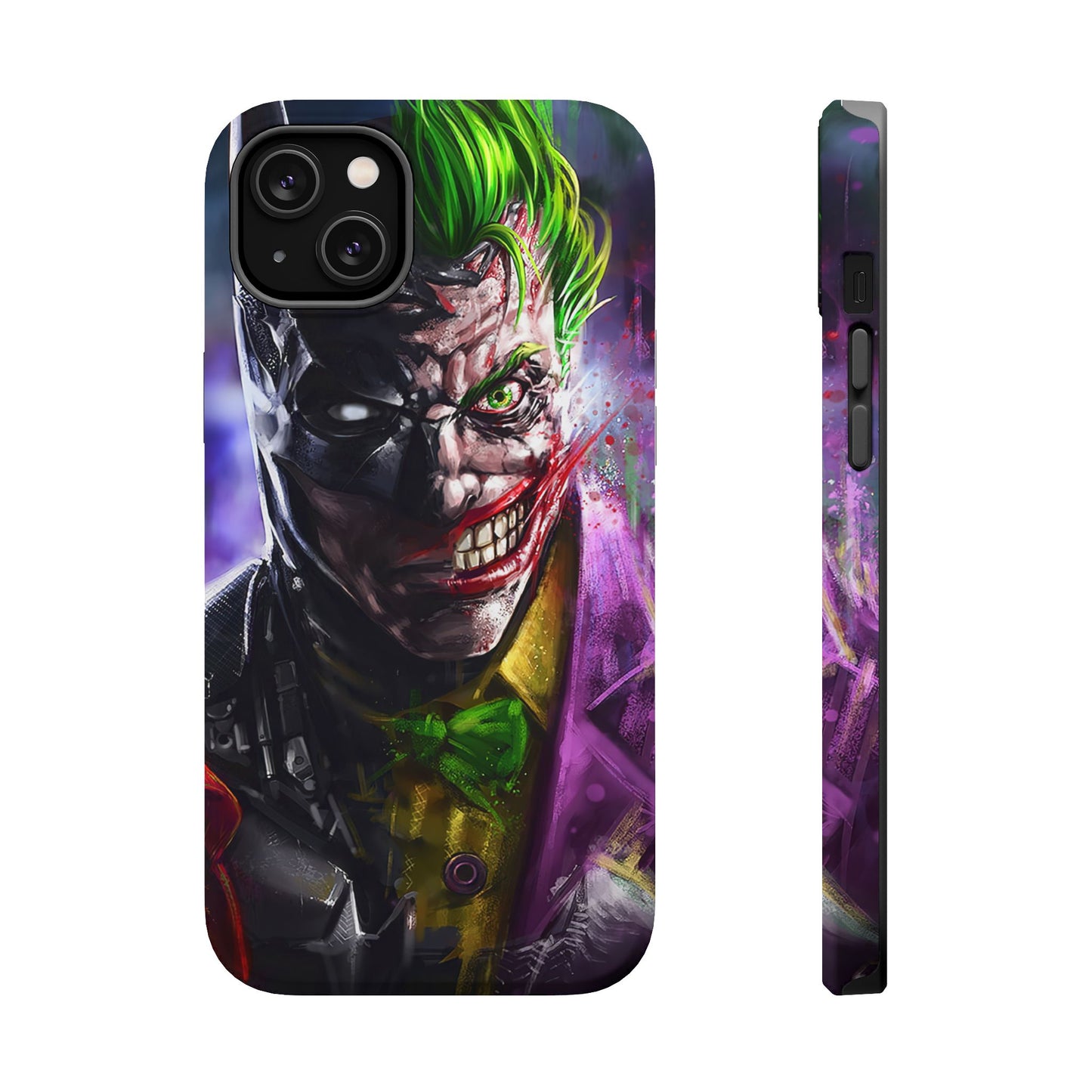 Joker Vs Bayman MagSafe® iPhone Tough Case Dual Layer Robust