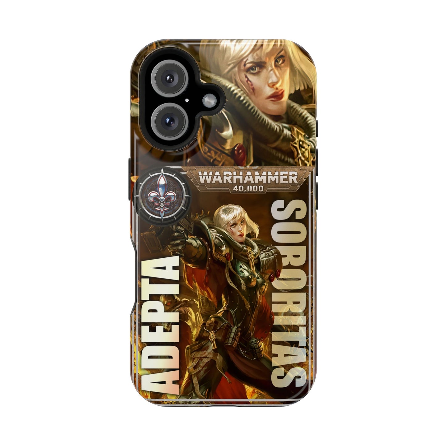 Warhammer Adepta Sororitas MagSafe® iPhone Tough Case Dual Layer Robust