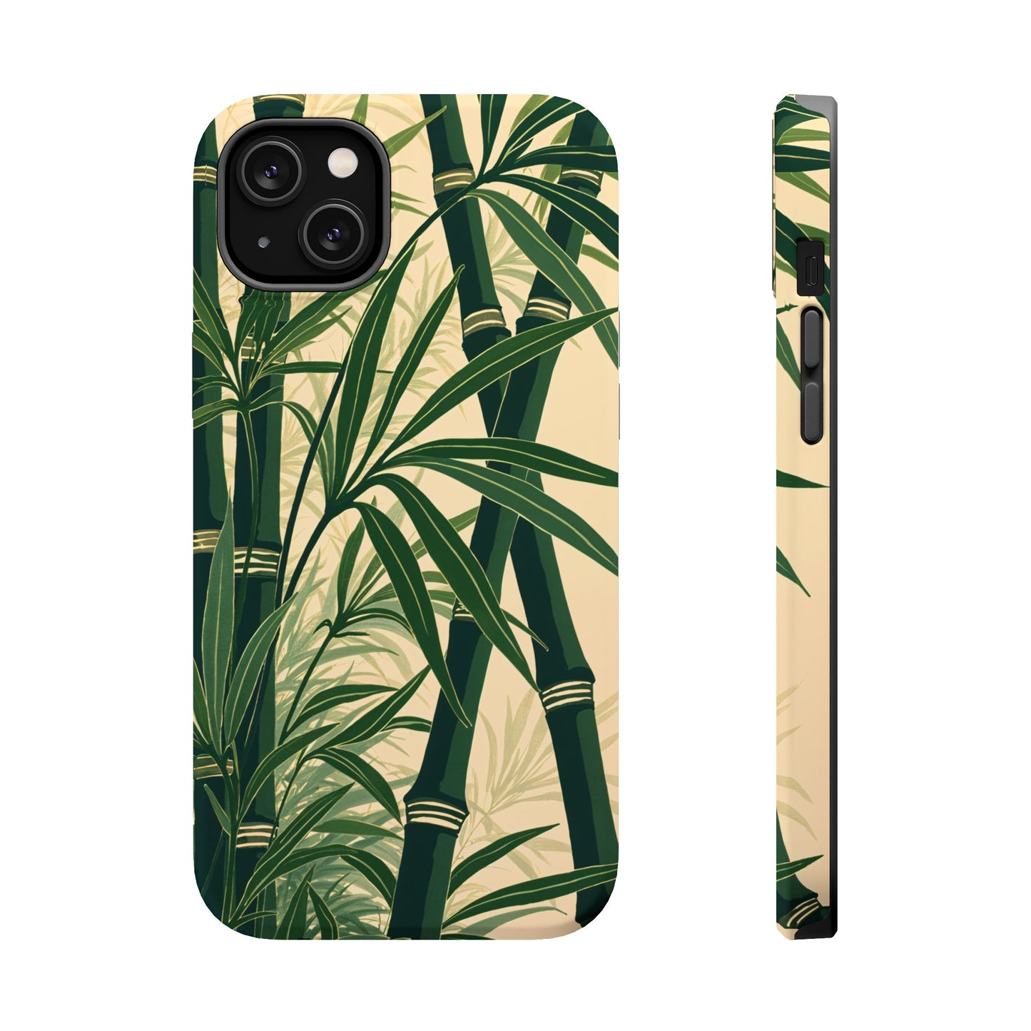 Bamboo Nature MagSafe® iPhone Tough Case Dual Layer Robust