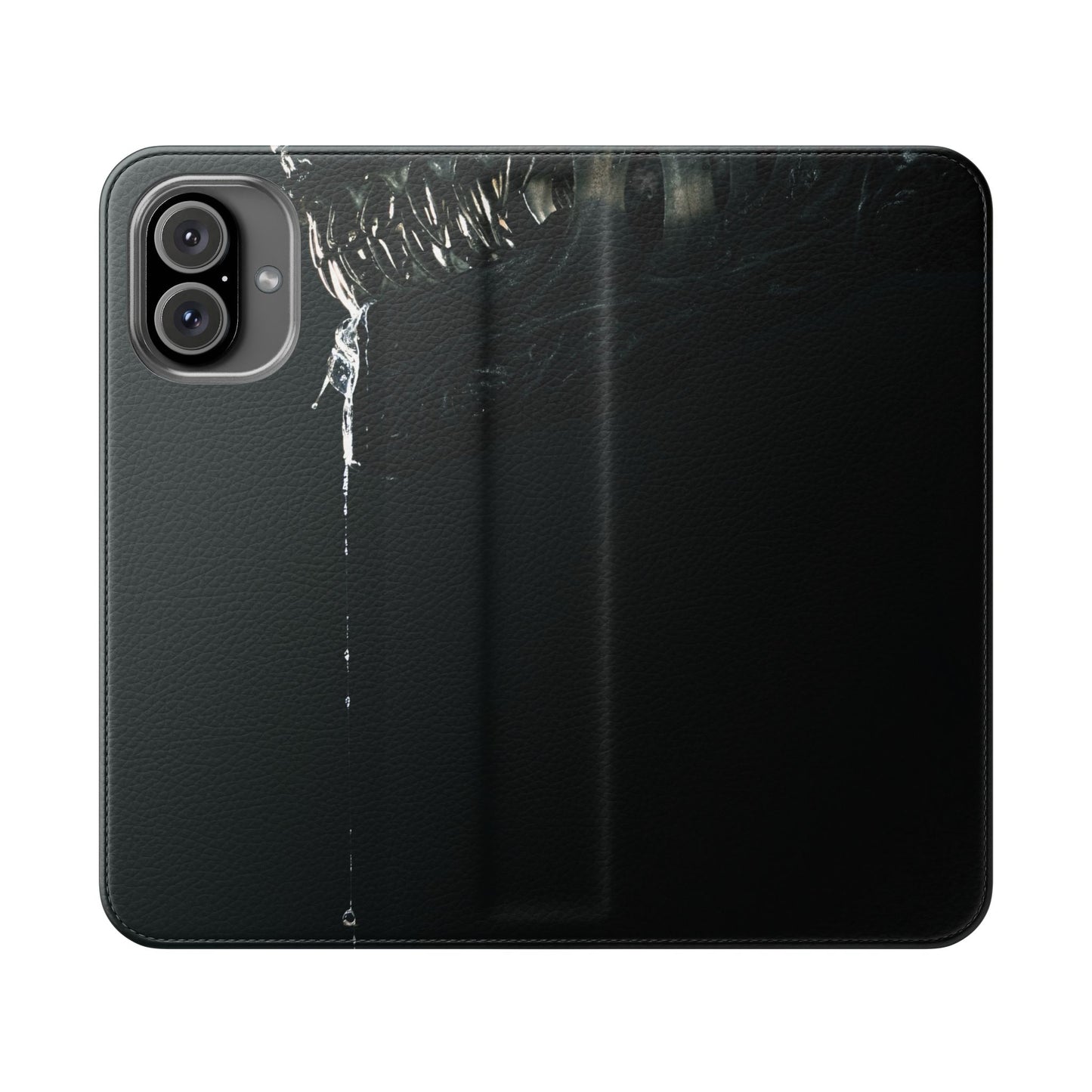 Black Alien Flip Case for iPhone & Samsung | PhoneMags