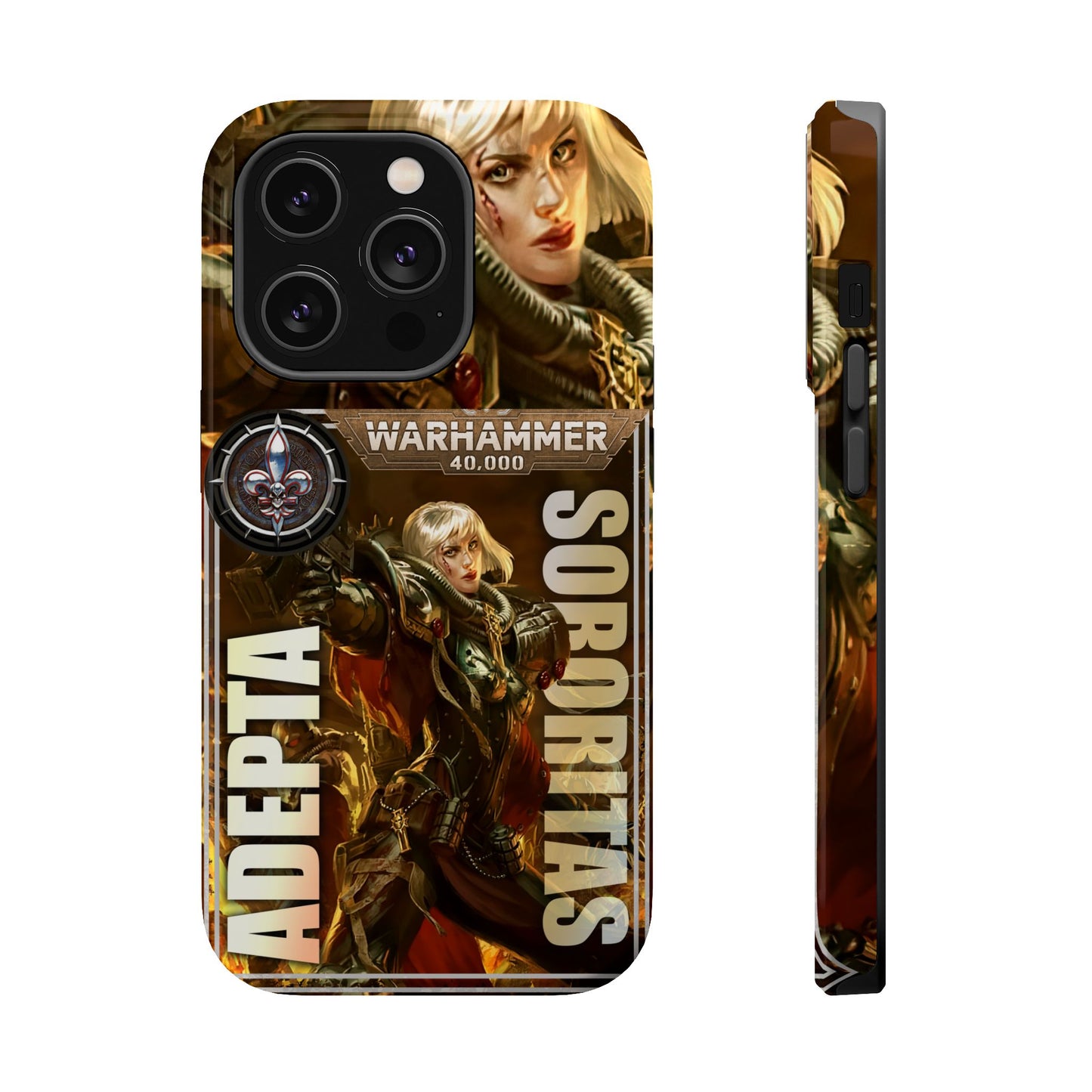 Warhammer Adepta Sororitas MagSafe® iPhone Tough Case Dual Layer Robust