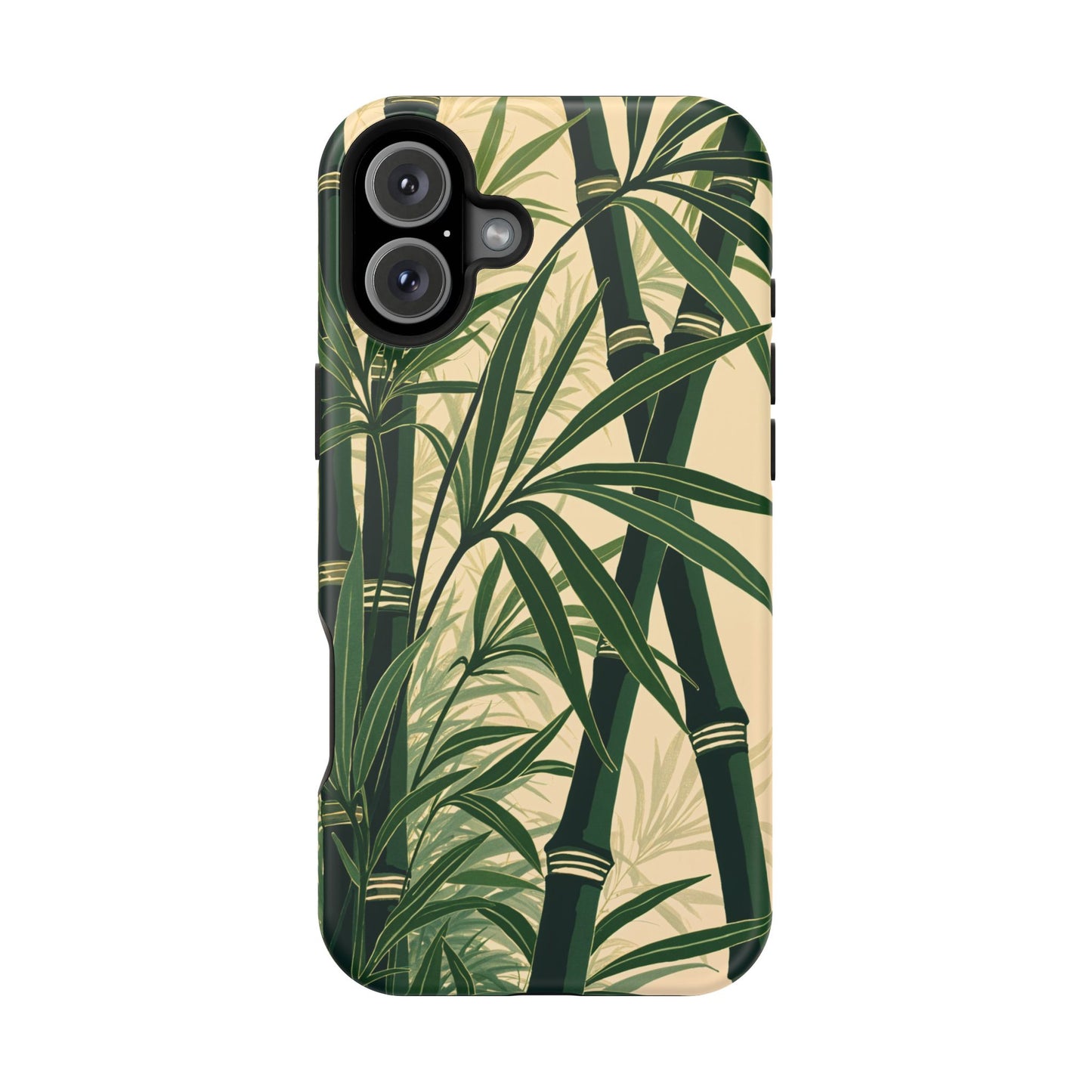 Bamboo Nature MagSafe® iPhone Tough Case Dual Layer Robust