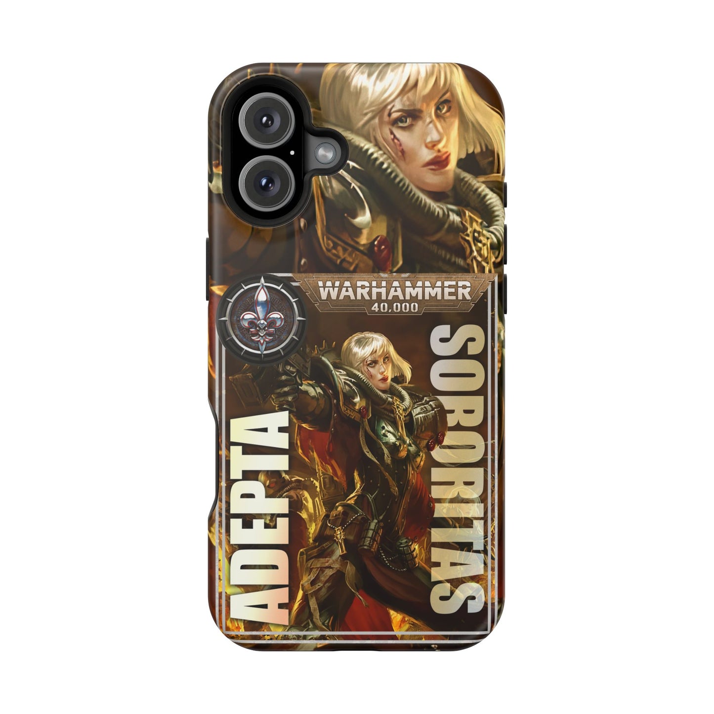Warhammer Adepta Sororitas MagSafe® iPhone Tough Case Dual Layer Robust