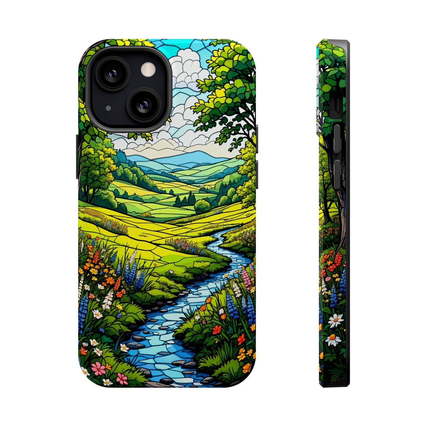 Art Nature MagSafe® iPhone Tough Case Dual Layer Robust
