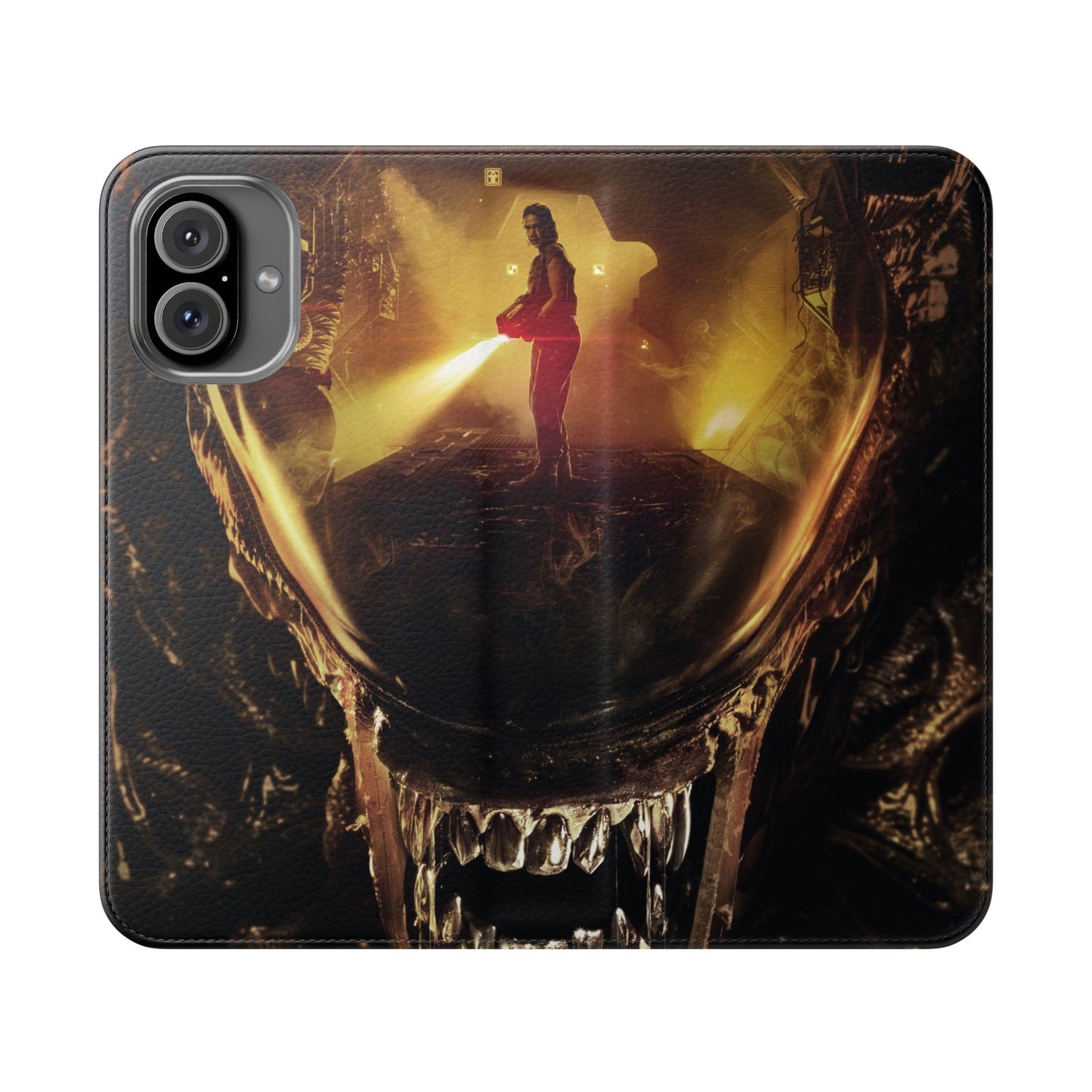 Alien iPhone & Samsung Flip Case | PhoneMags
