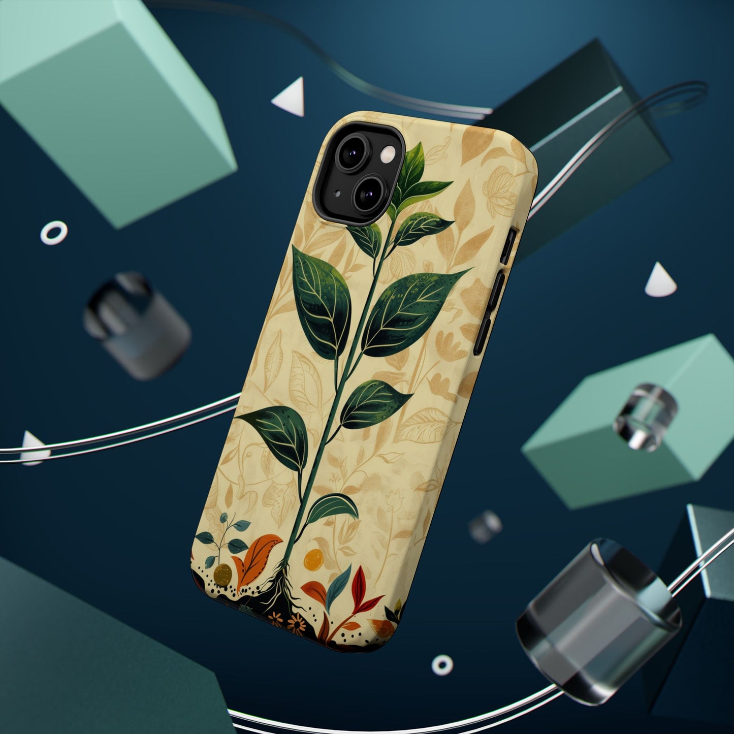 Plant Nature MagSafe® iPhone Tough Case Dual Layer Robust