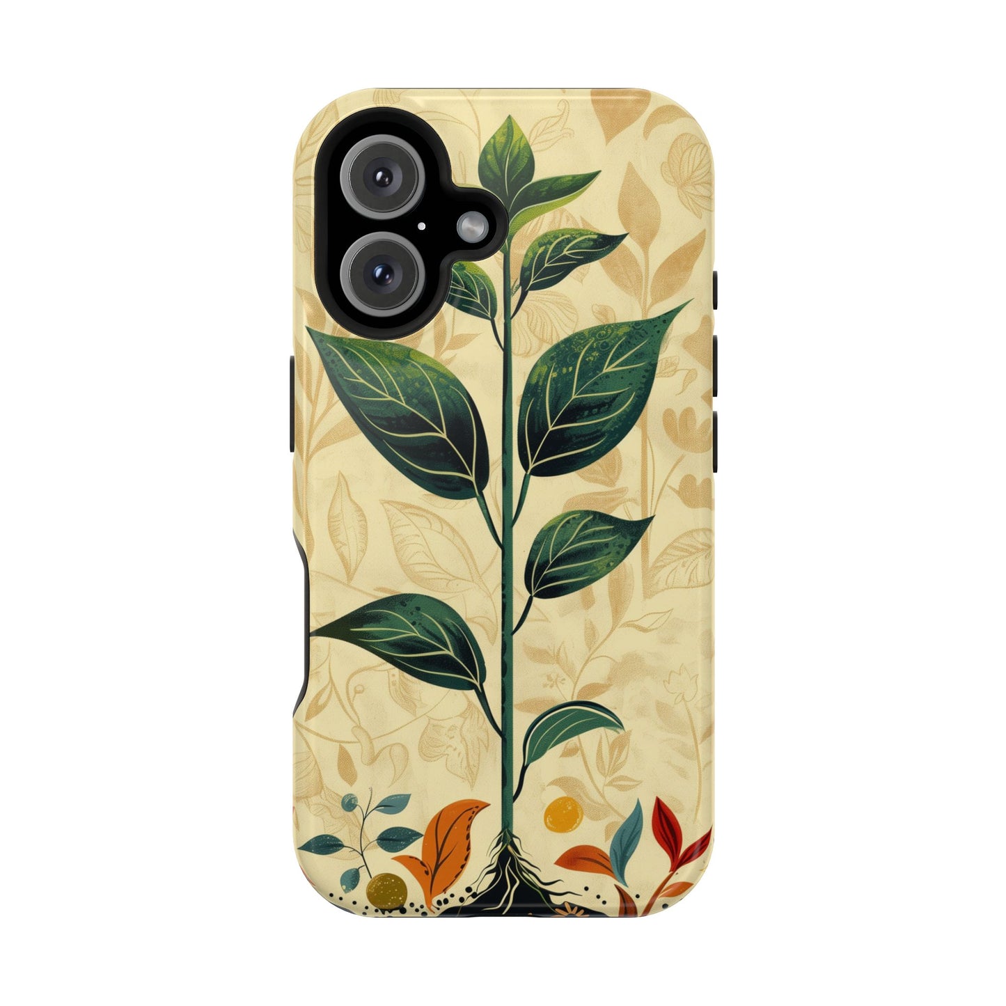 Plant Nature MagSafe® iPhone Tough Case Dual Layer Robust