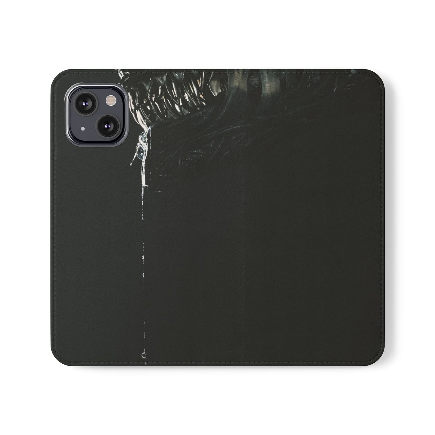Black Alien Flip Case for iPhone & Samsung | PhoneMags