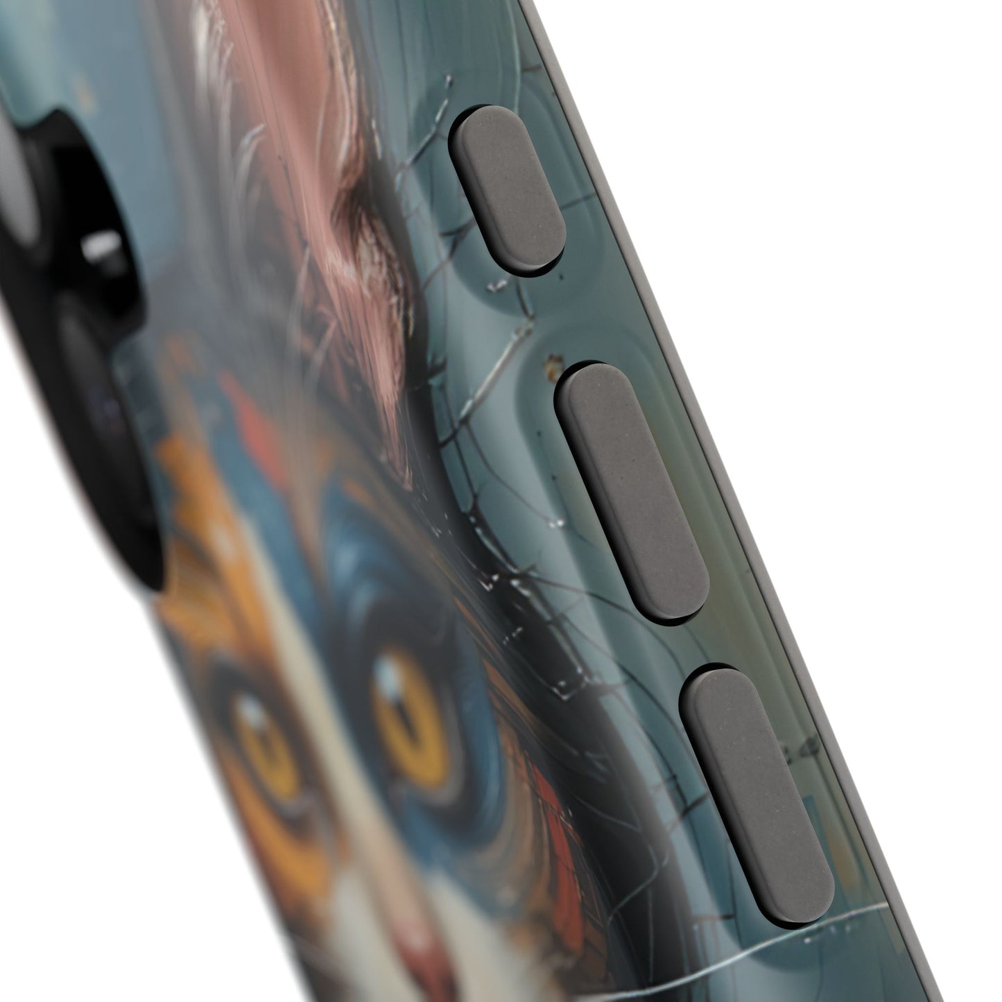 Cat Painting MagSafe® iPhone Tough Case Dual Layer Robust