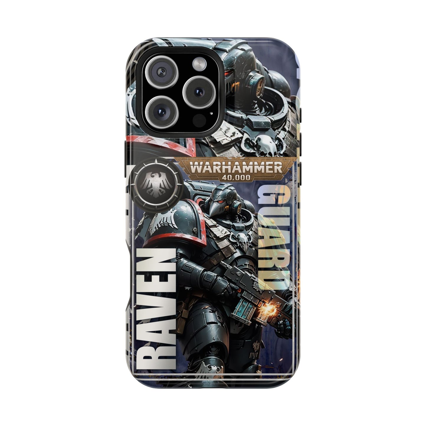 Warhammer Raven Guard MagSafe® iPhone Tough Case Dual Layer Robust