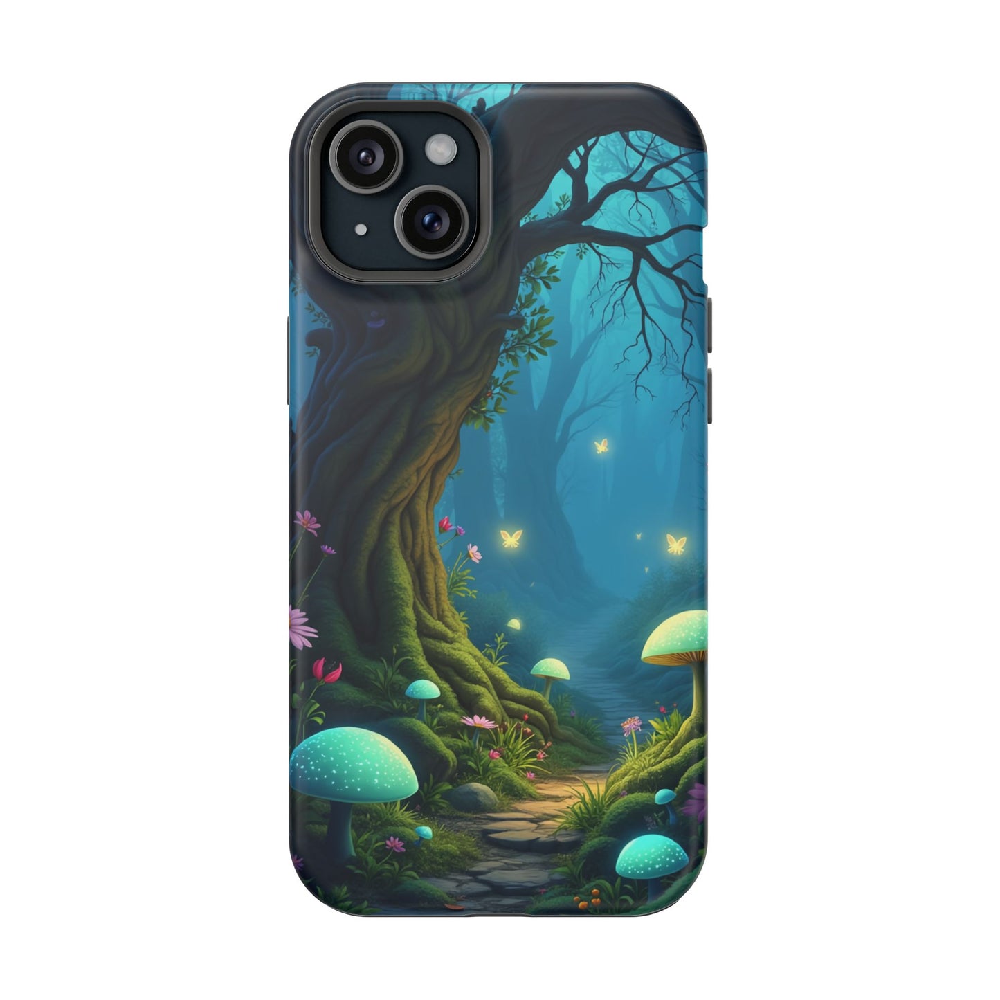 Shrooms Nature MagSafe® iPhone Tough Case Dual Layer Robust