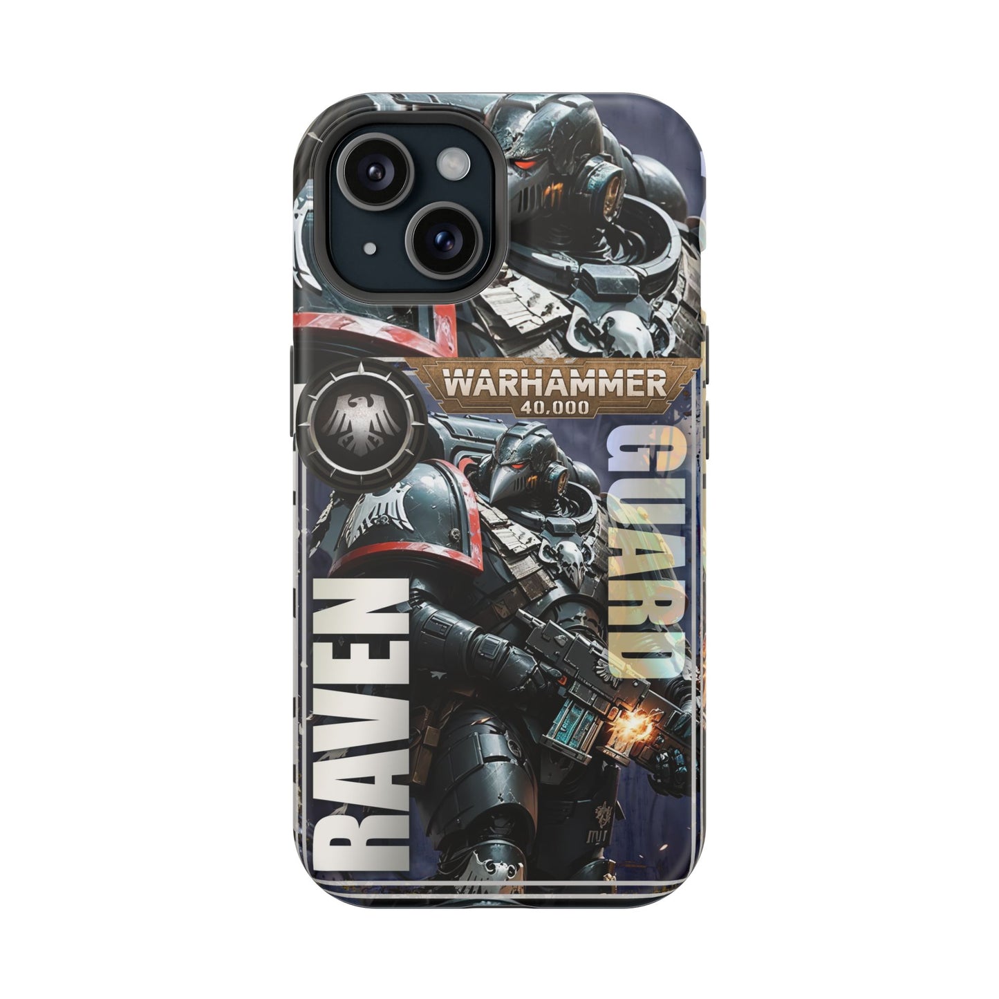 Warhammer Raven Guard MagSafe® iPhone Tough Case Dual Layer Robust