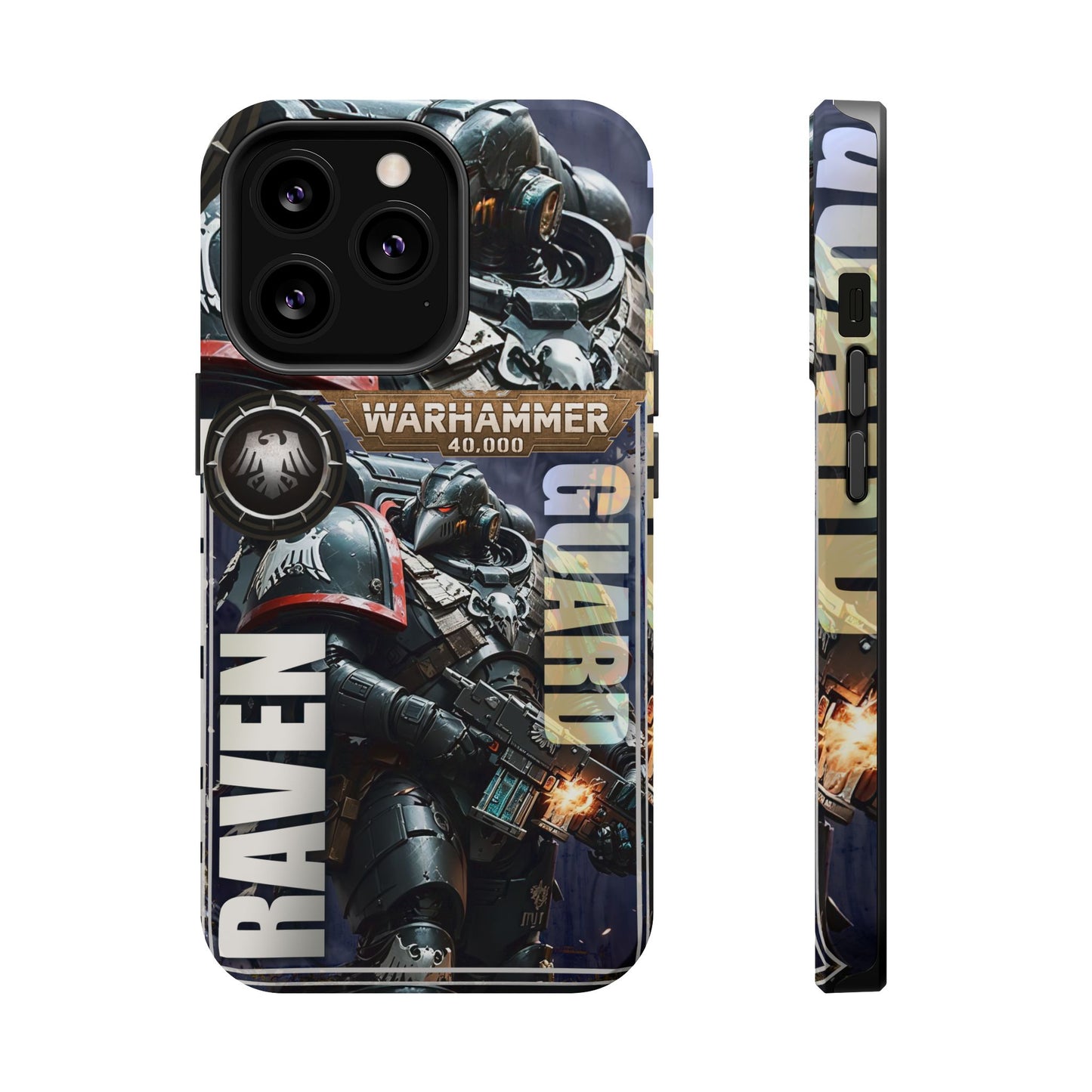 Warhammer Raven Guard MagSafe® iPhone Tough Case Dual Layer Robust