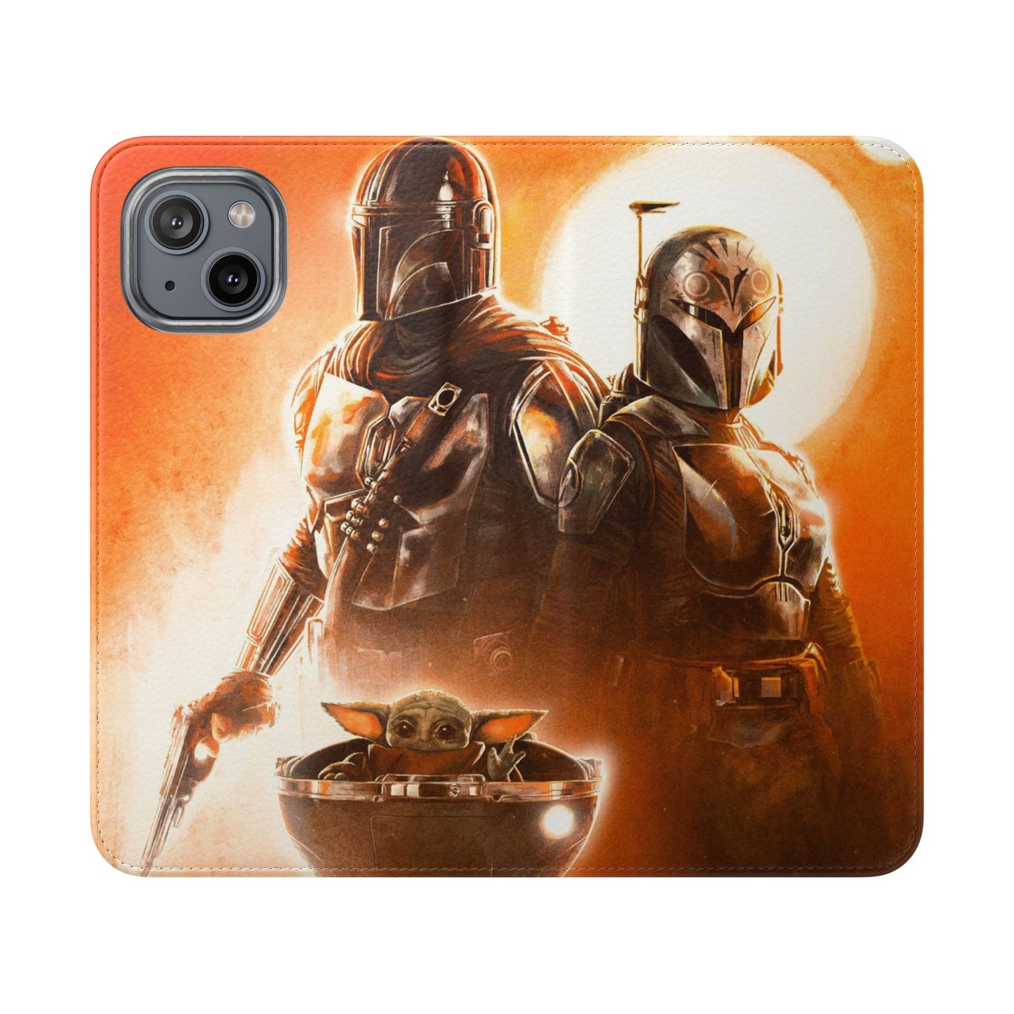 Mandalorian iPhone & Samsung Flip Case